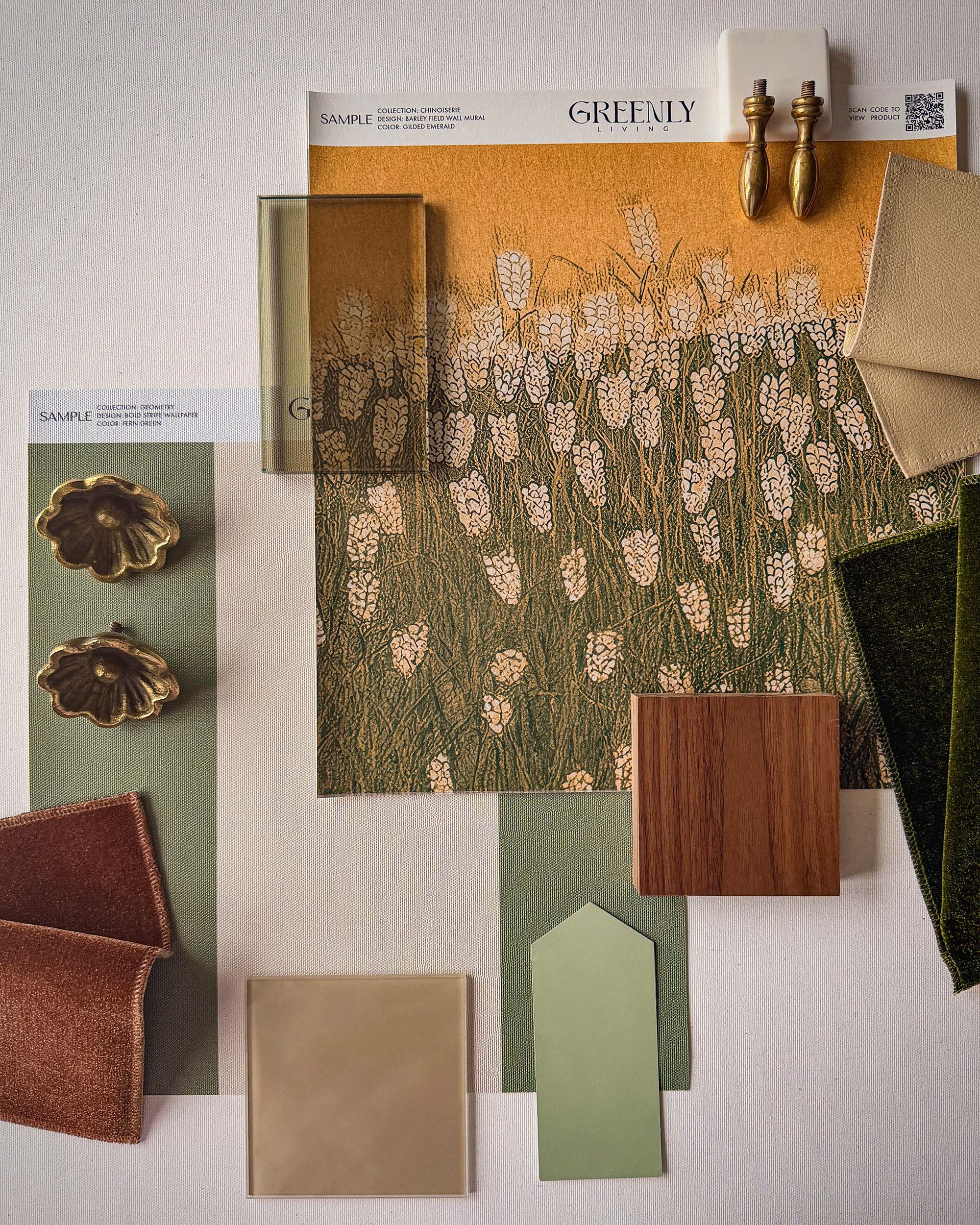 BARLEY FIELD WALL MURAL