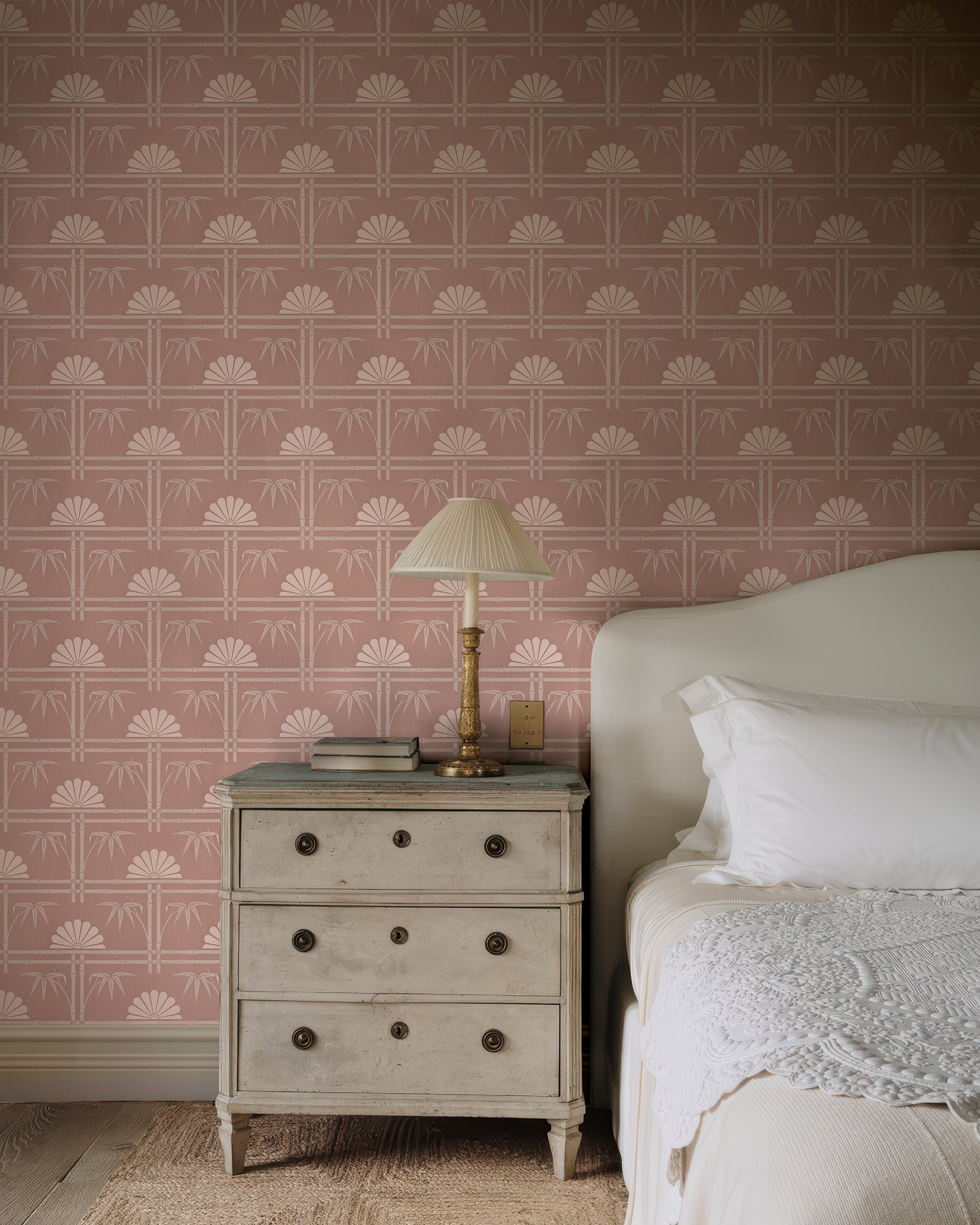 BAMBOO TRELLIS WALLPAPER