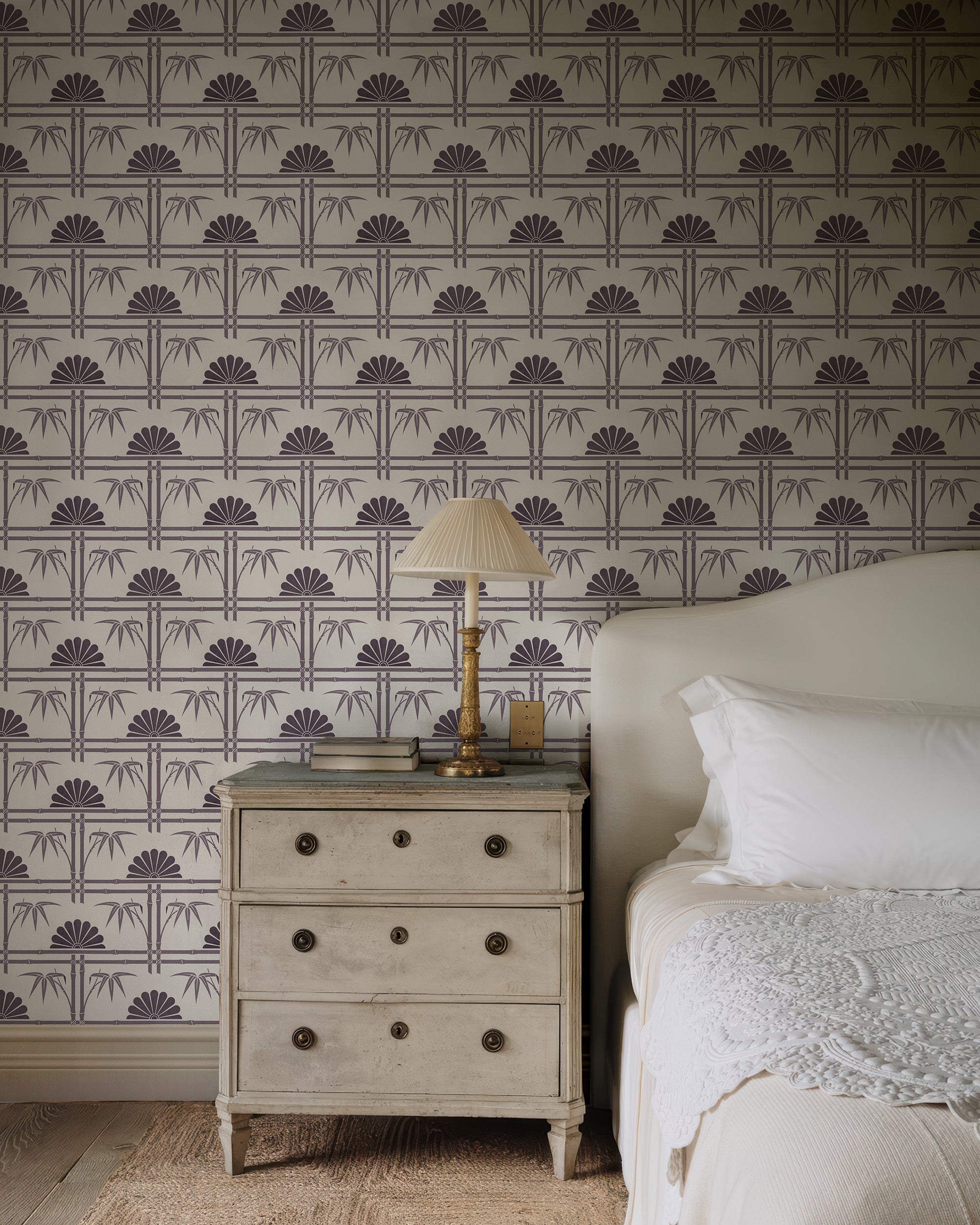 BAMBOO TRELLIS WALLPAPER