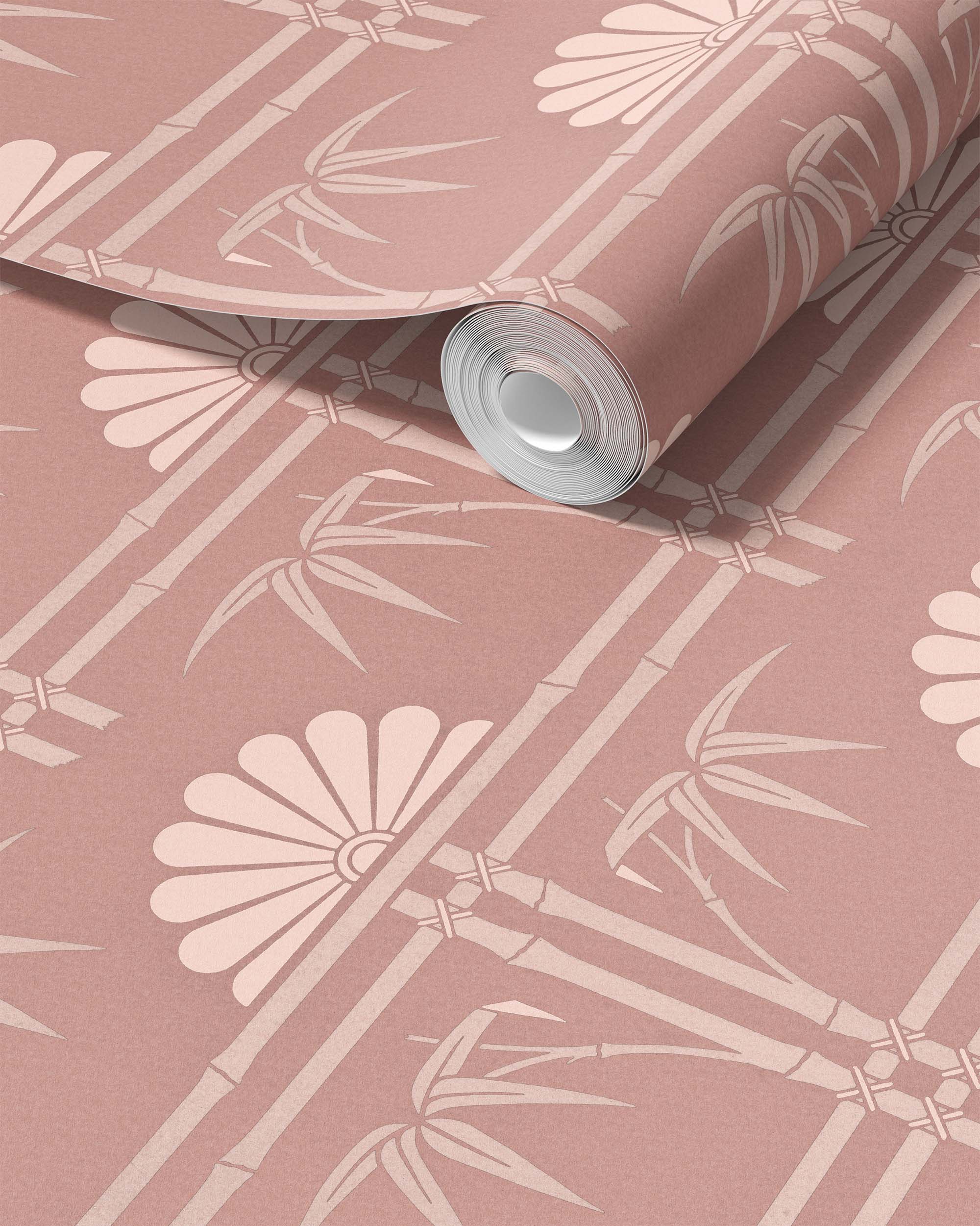 BAMBOO TRELLIS WALLPAPER