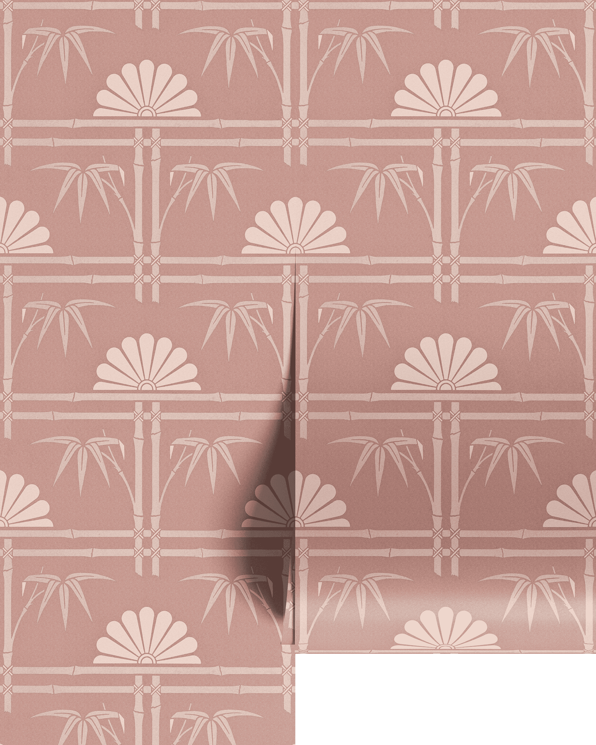 BAMBOO TRELLIS WALLPAPER