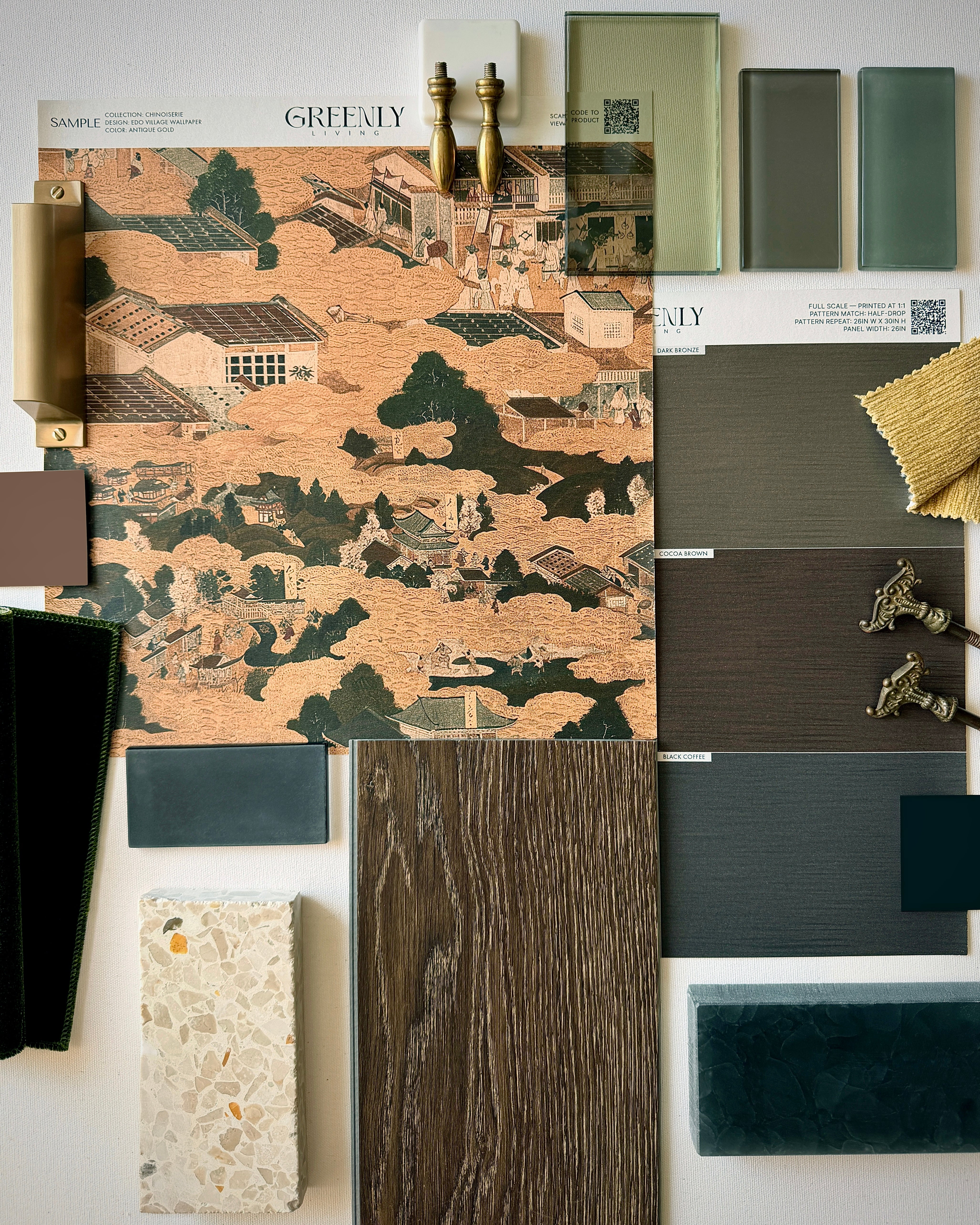 EDO VILLAGE WALLPAPER