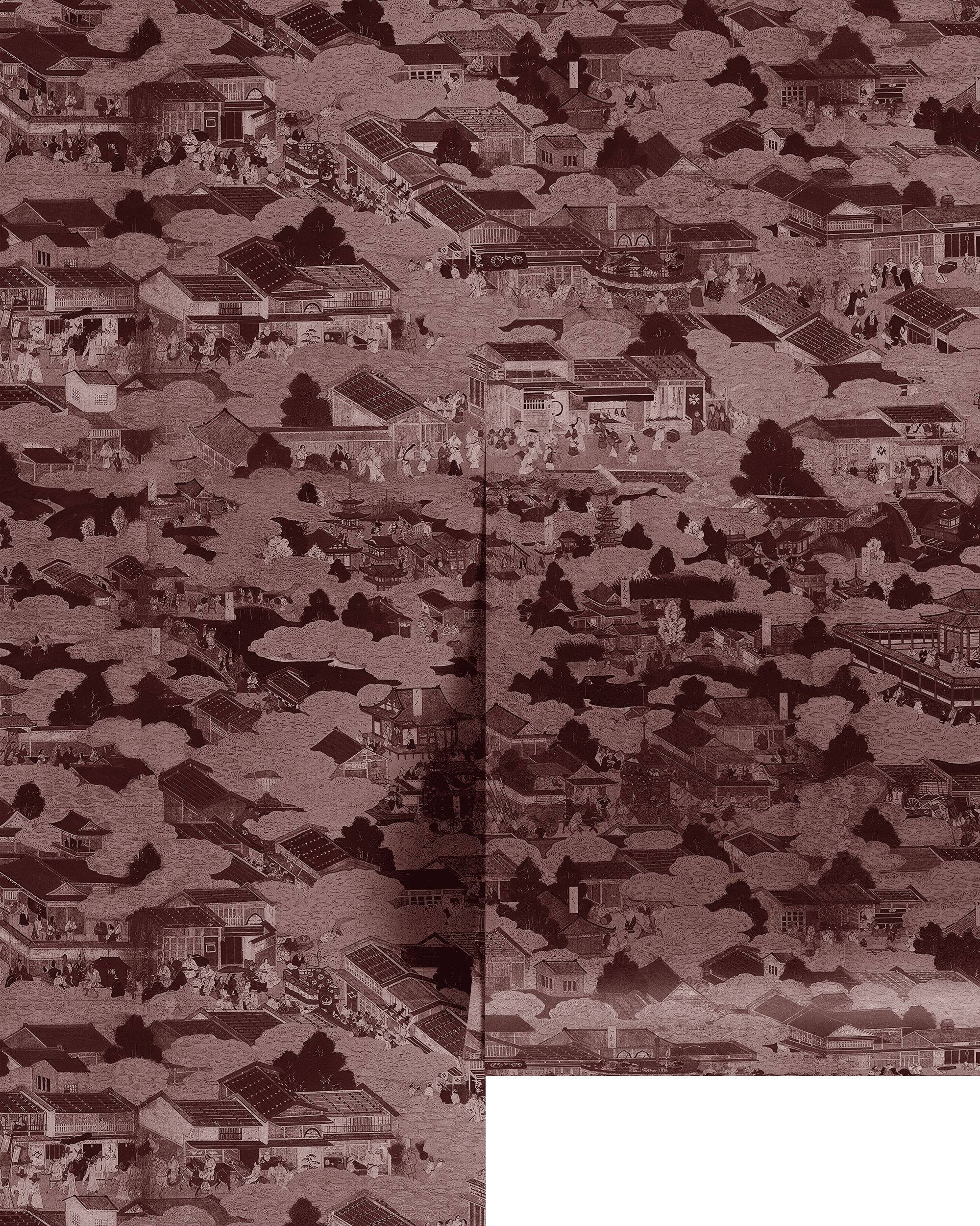 EDO VILLAGE WALLPAPER