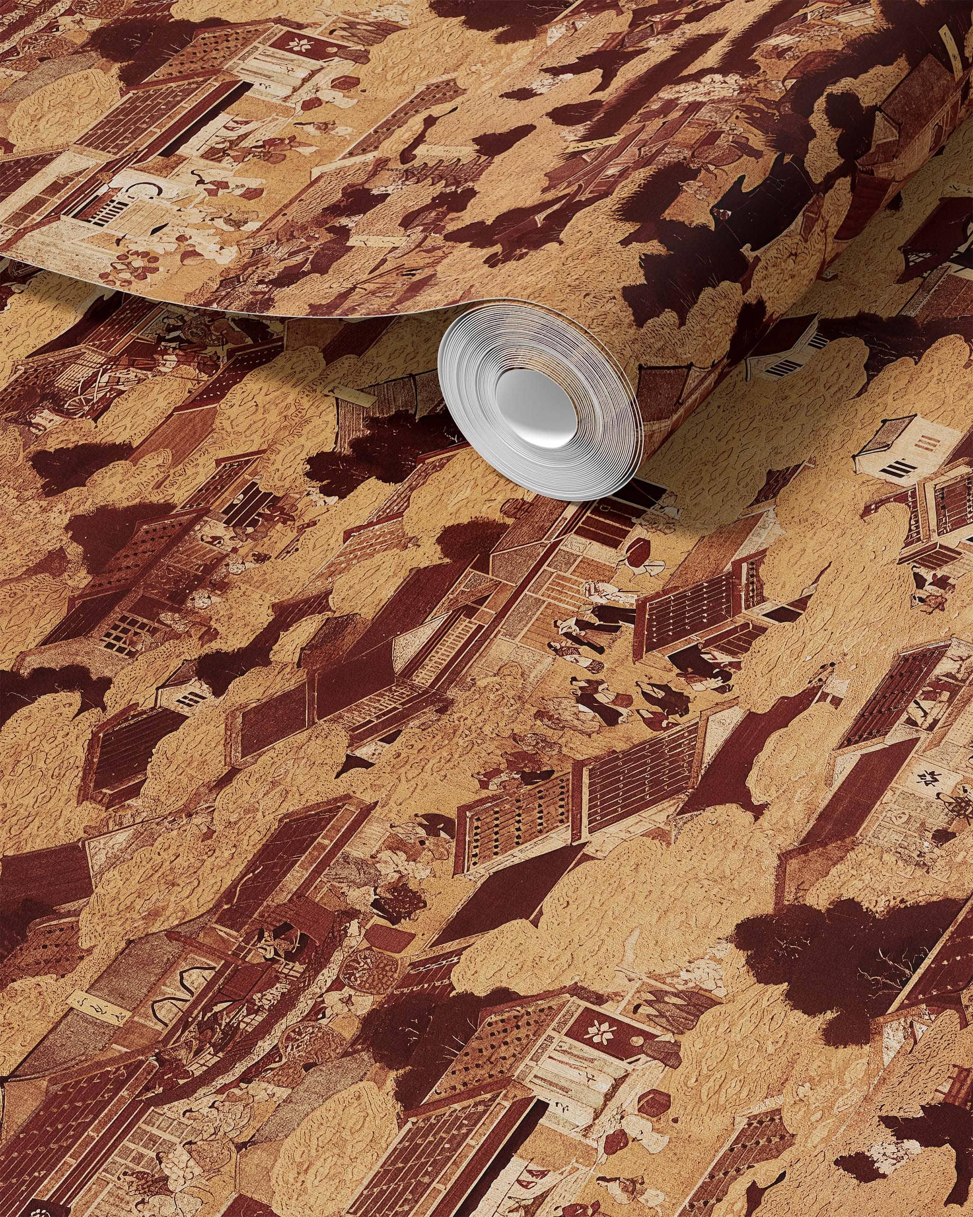 EDO VILLAGE WALLPAPER