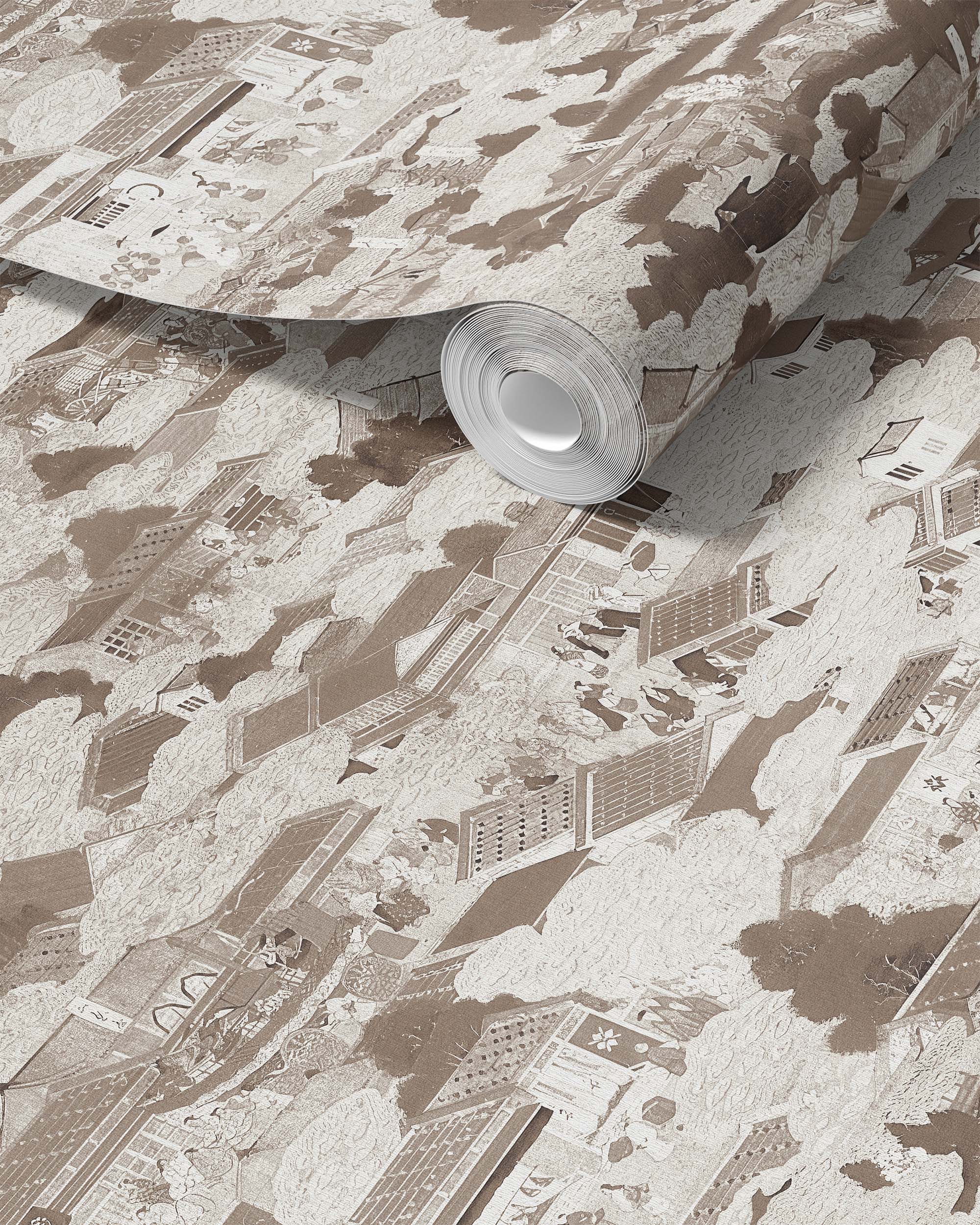 EDO VILLAGE WALLPAPER