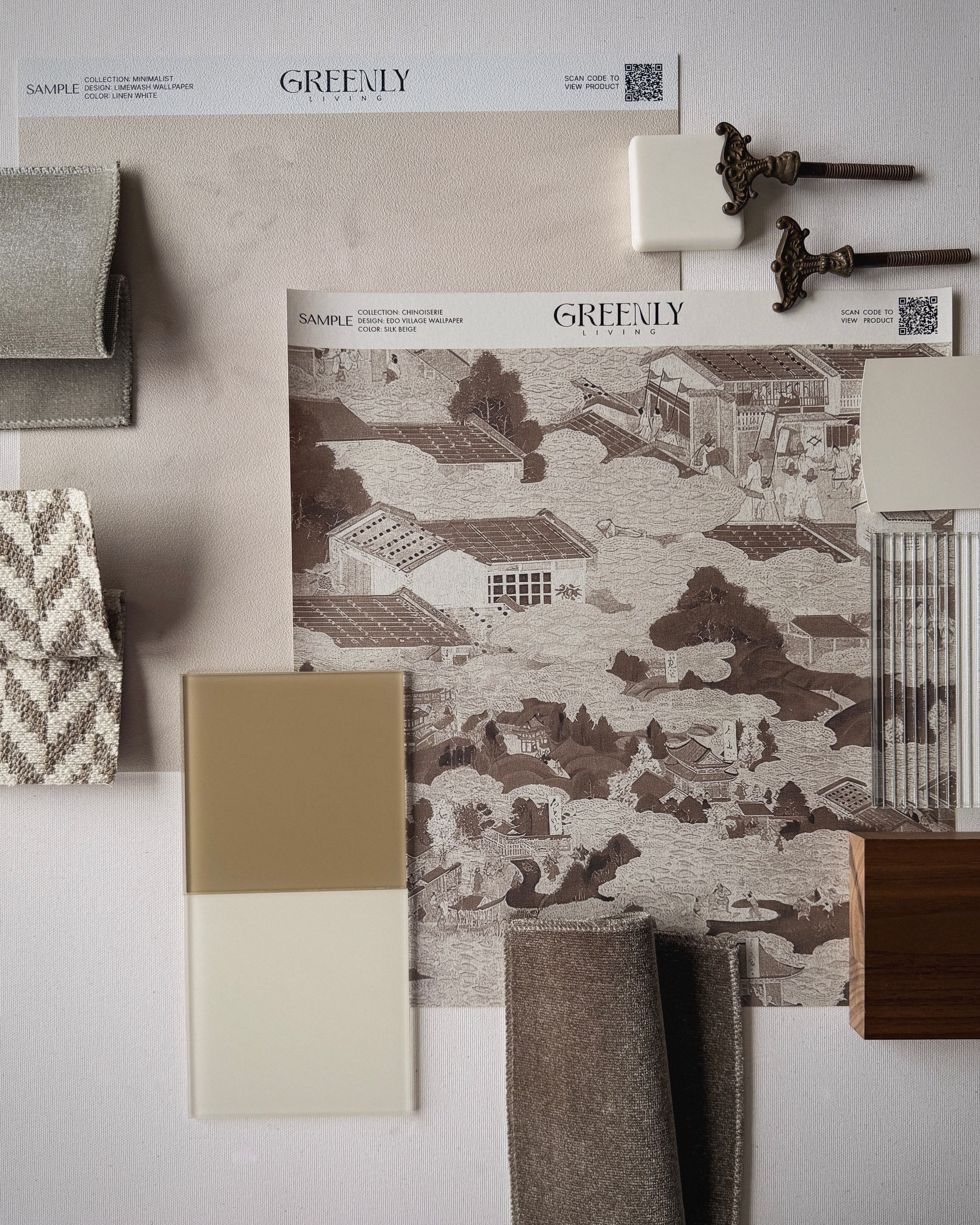 EDO VILLAGE WALLPAPER