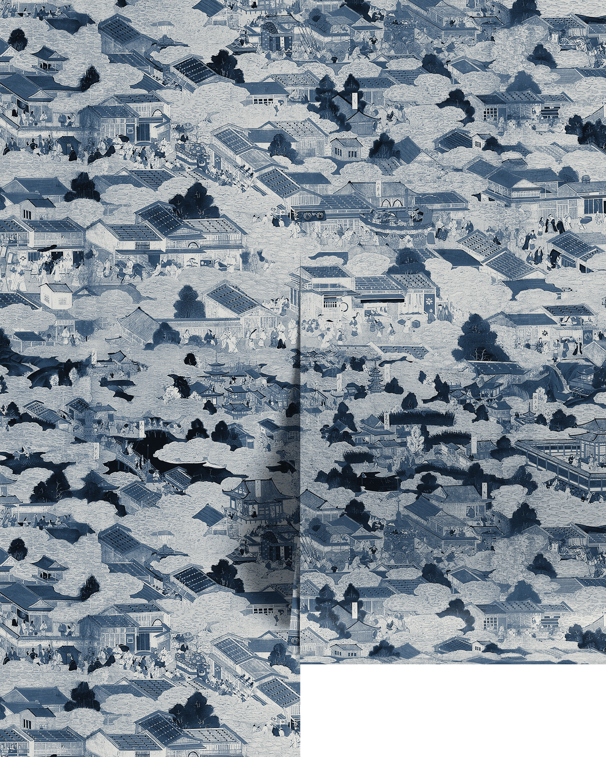 EDO VILLAGE WALLPAPER