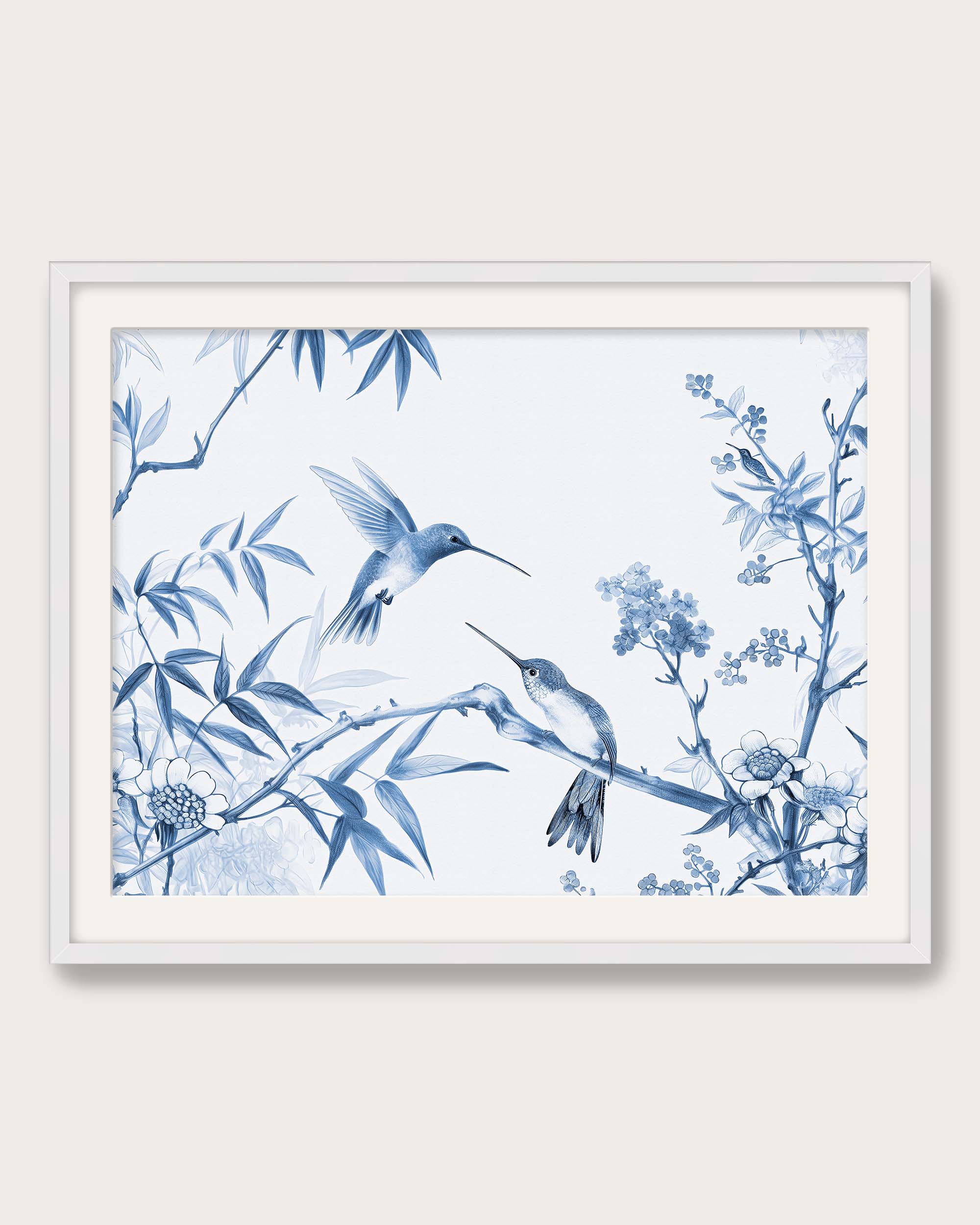 HUMMINGBIRDS TOILE
