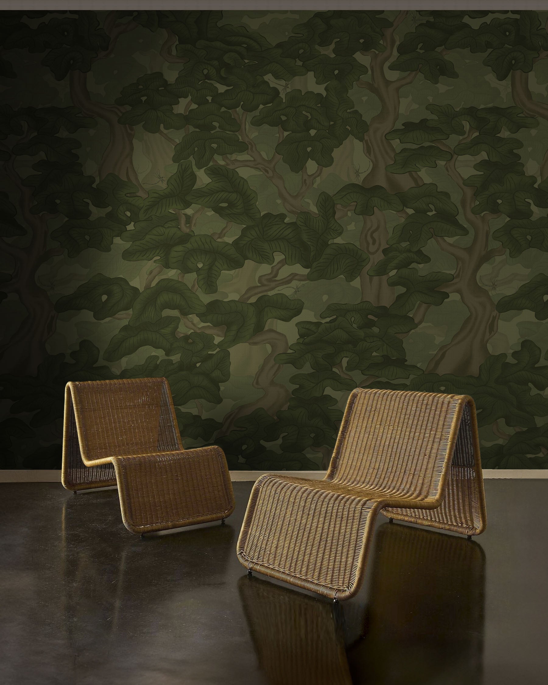 ZEN FOREST WALL MURAL