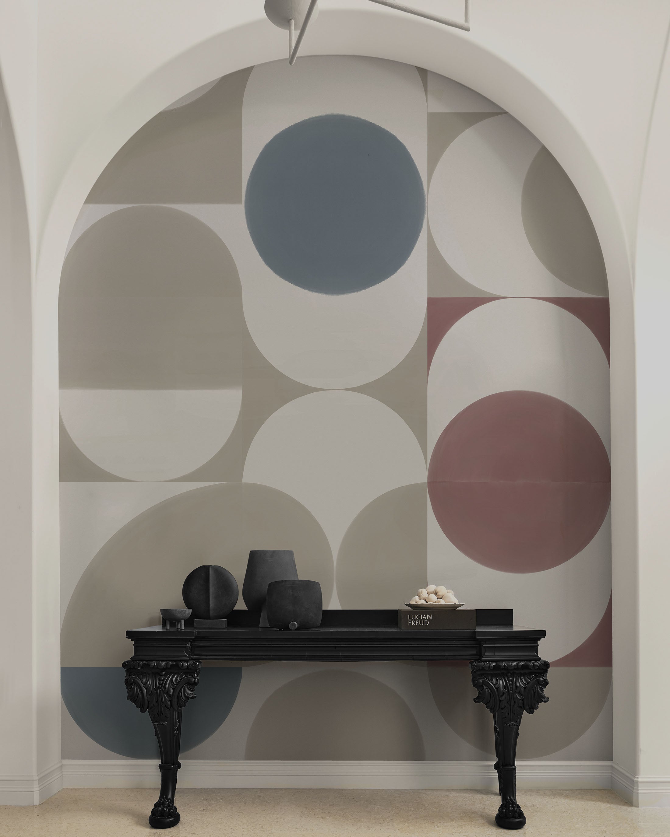 BAUHAUS GEOMETRIC WALL MURAL