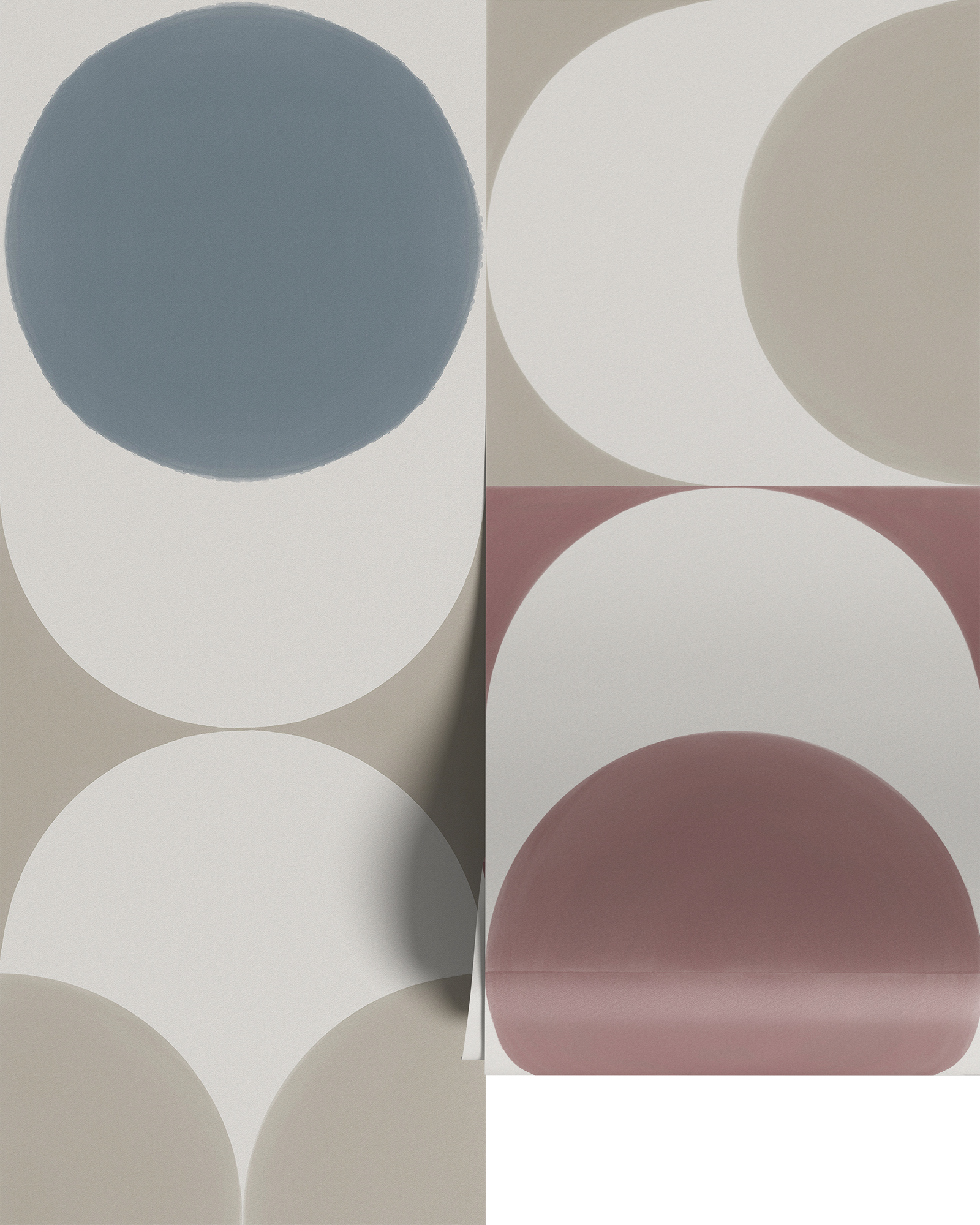 BAUHAUS GEOMETRIC WALL MURAL