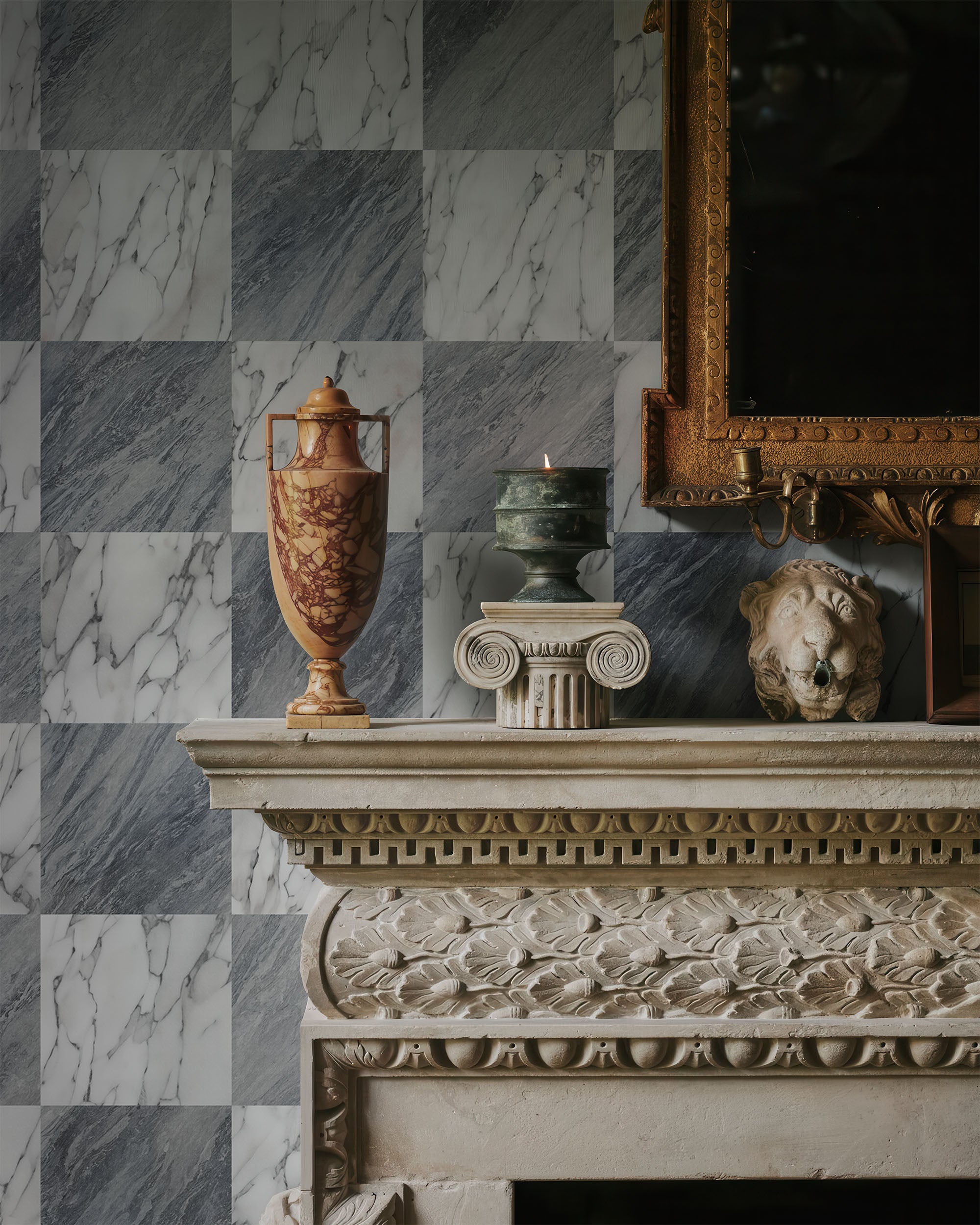 阿拉贝斯卡托科尔基亚大理石壁纸