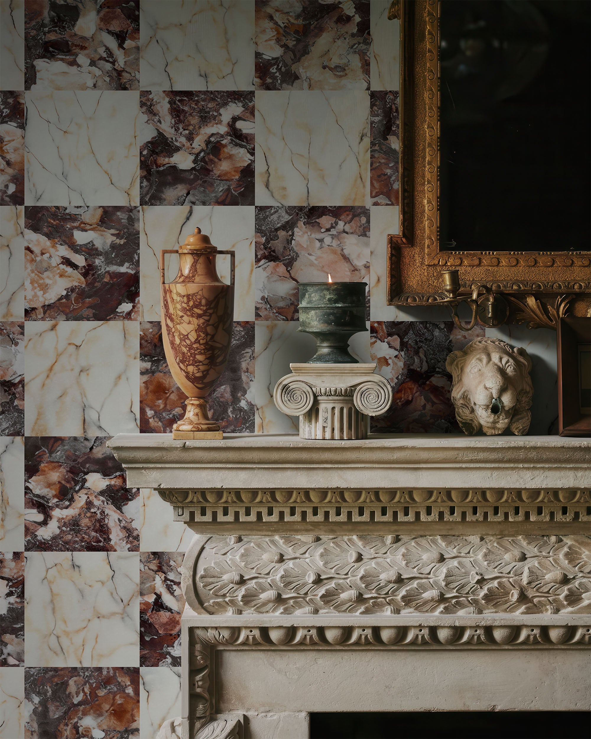 阿拉贝斯卡托科尔基亚大理石壁纸