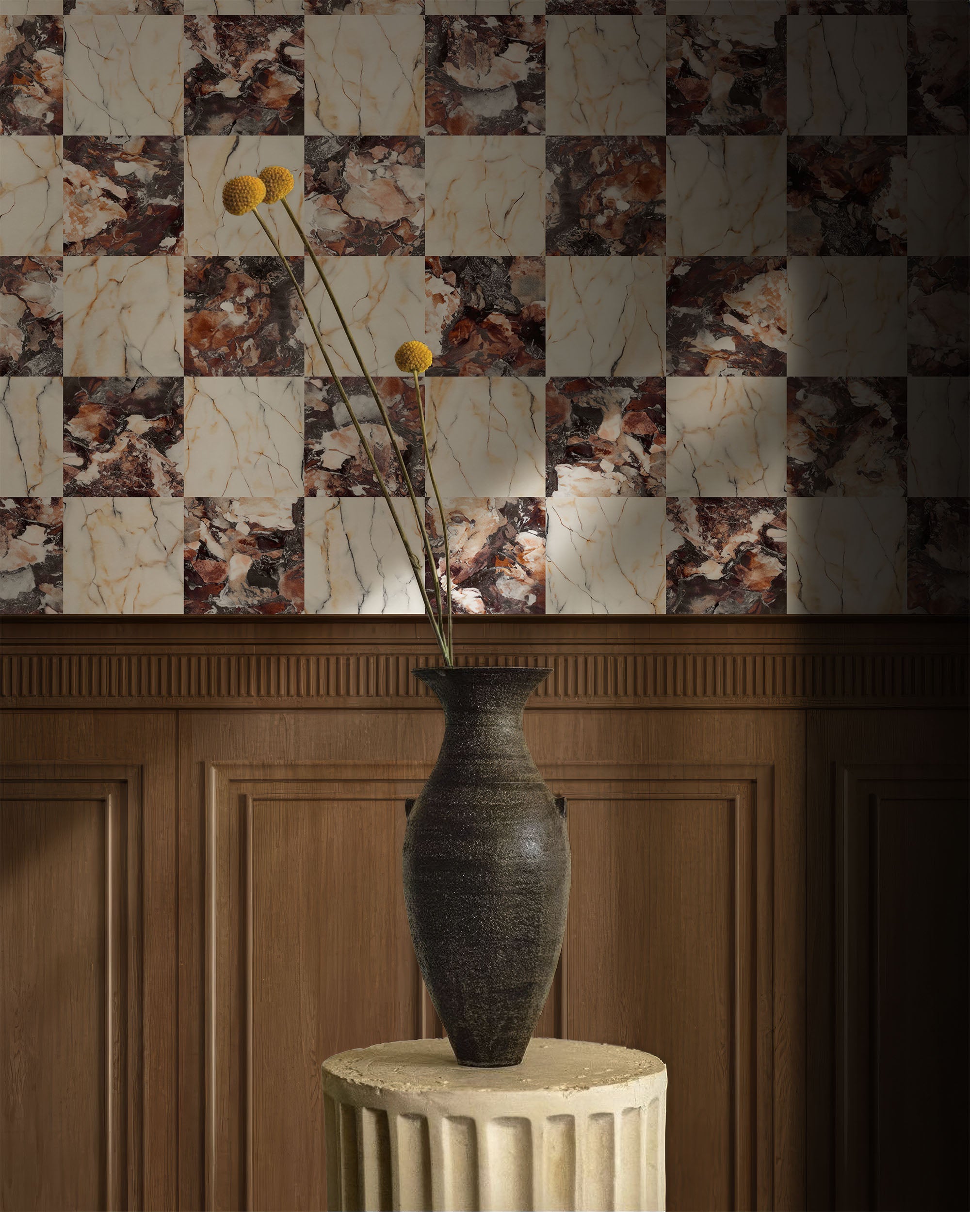 阿拉贝斯卡托科尔基亚大理石壁纸