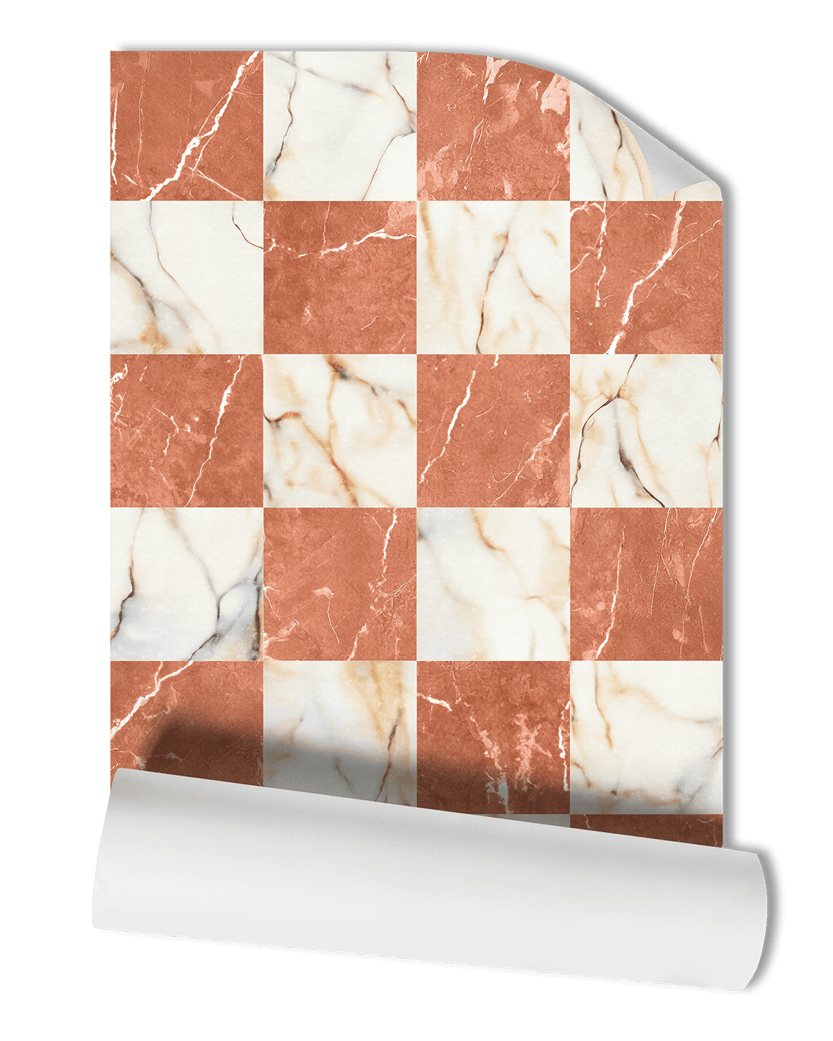 CHECKERBOARD MARBLE WALLPAPER