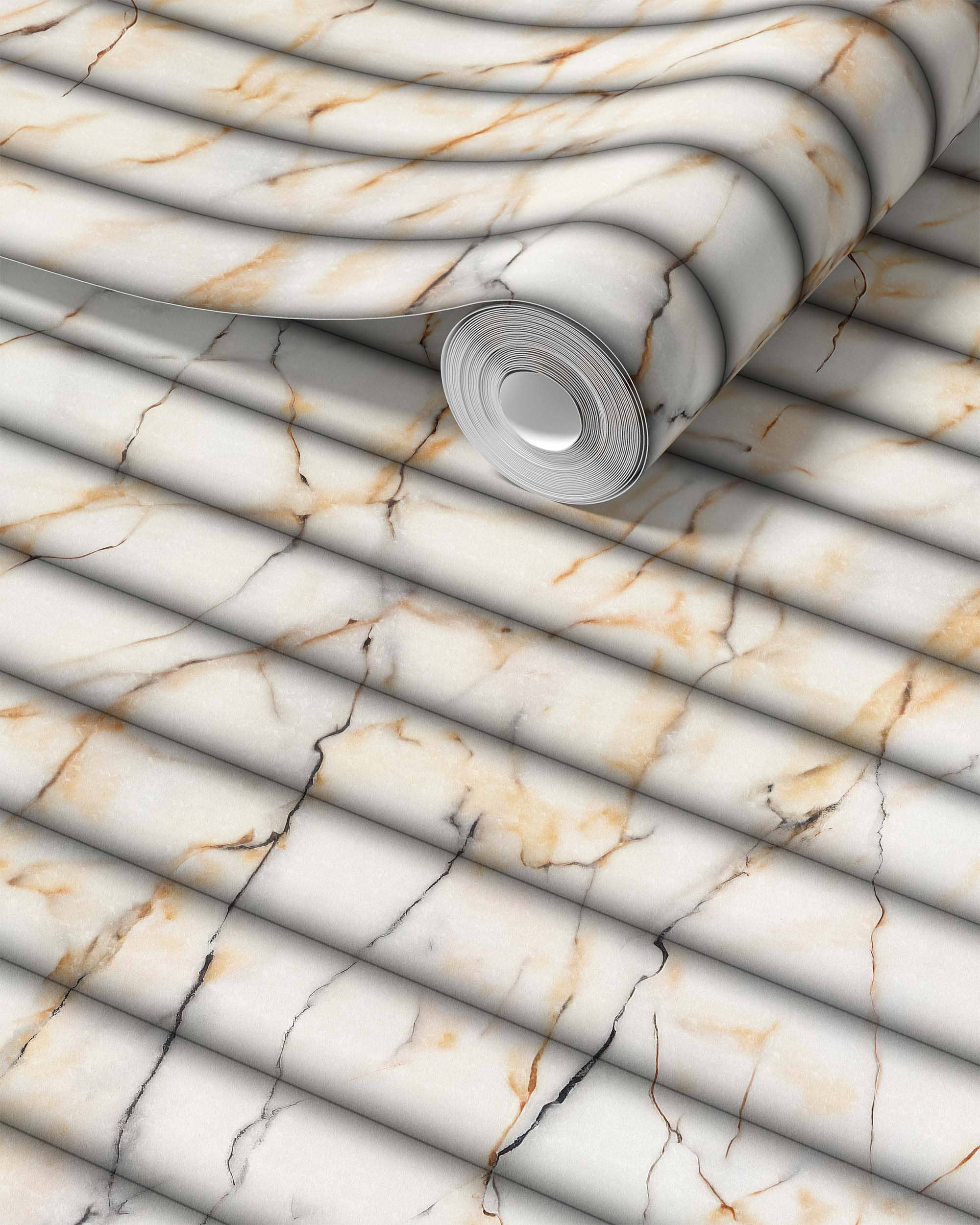 FLUTED MARBLE WALLPAPER