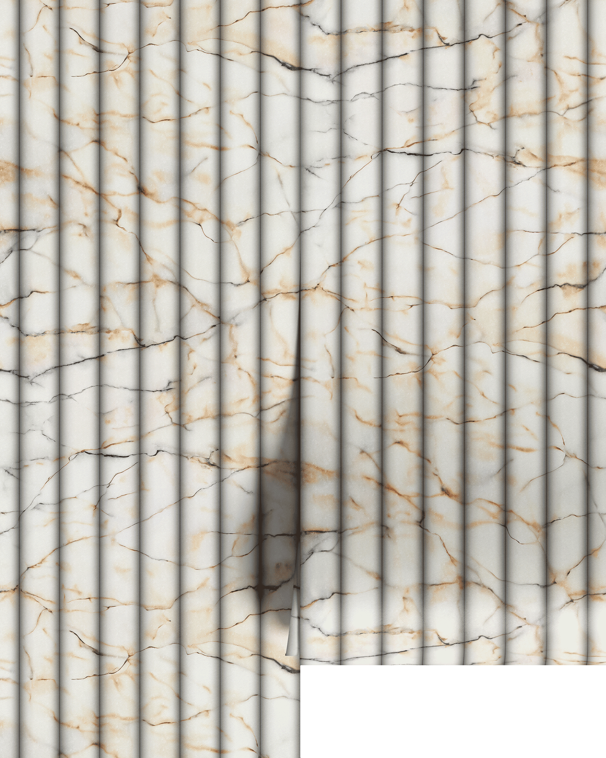 FLUTED MARBLE WALLPAPER