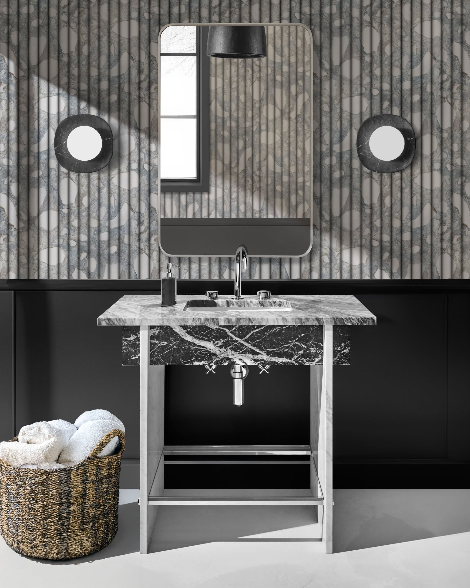 PAPEL PINTADO DE MÁRMOL ARABESCATO CORCHIA