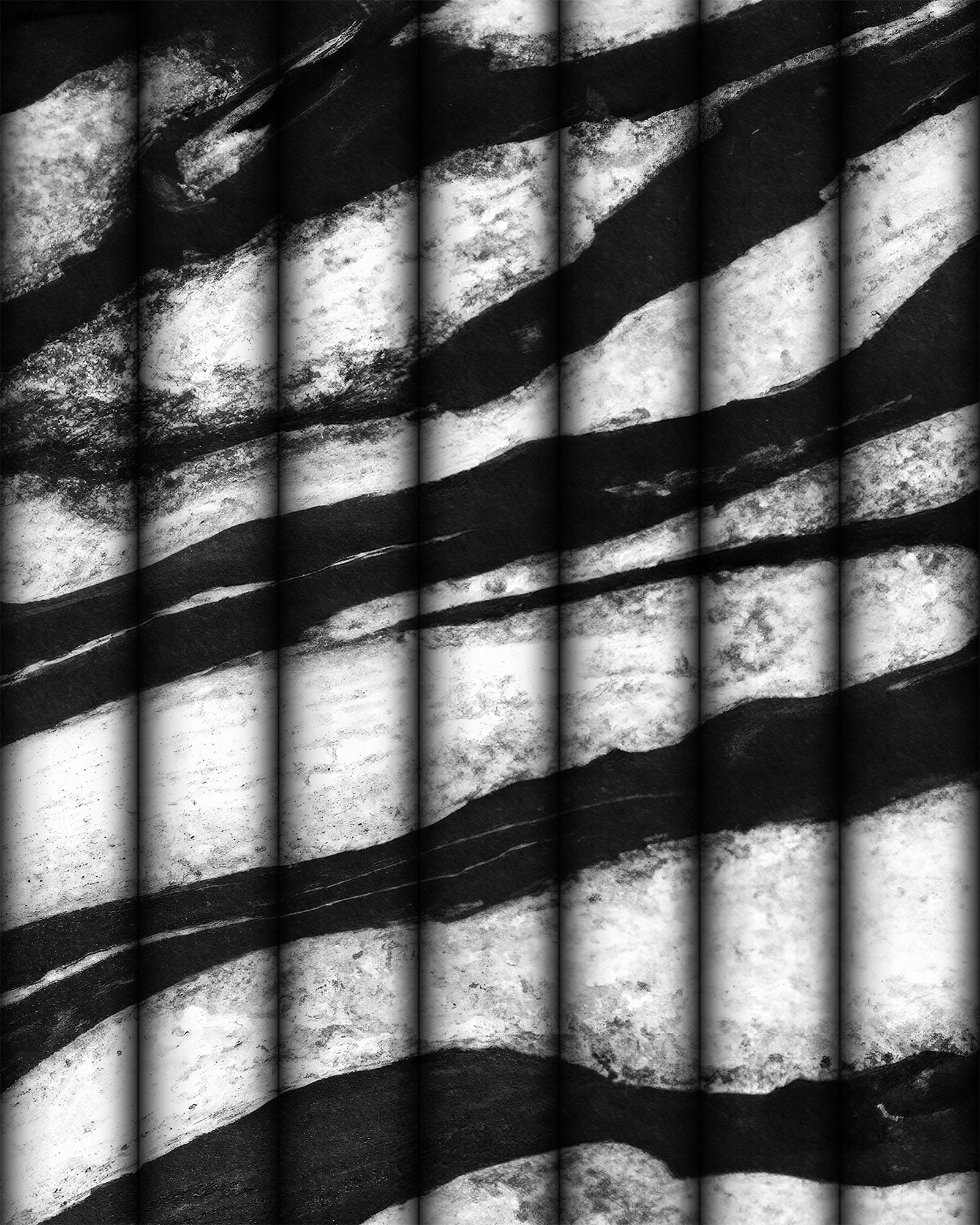 FLUTED MARBLE WALLPAPER