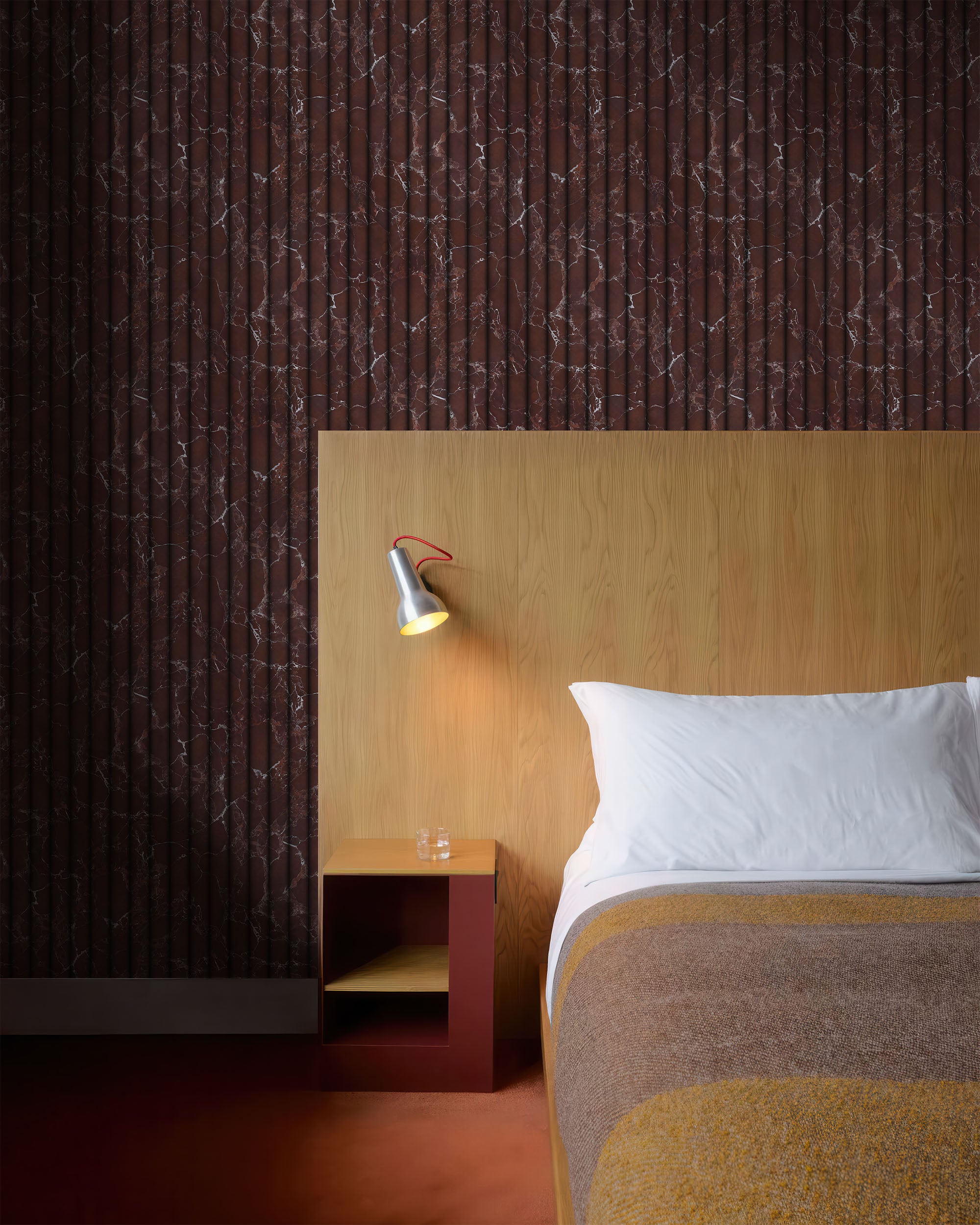 FLUTED MARBLE WALLPAPER