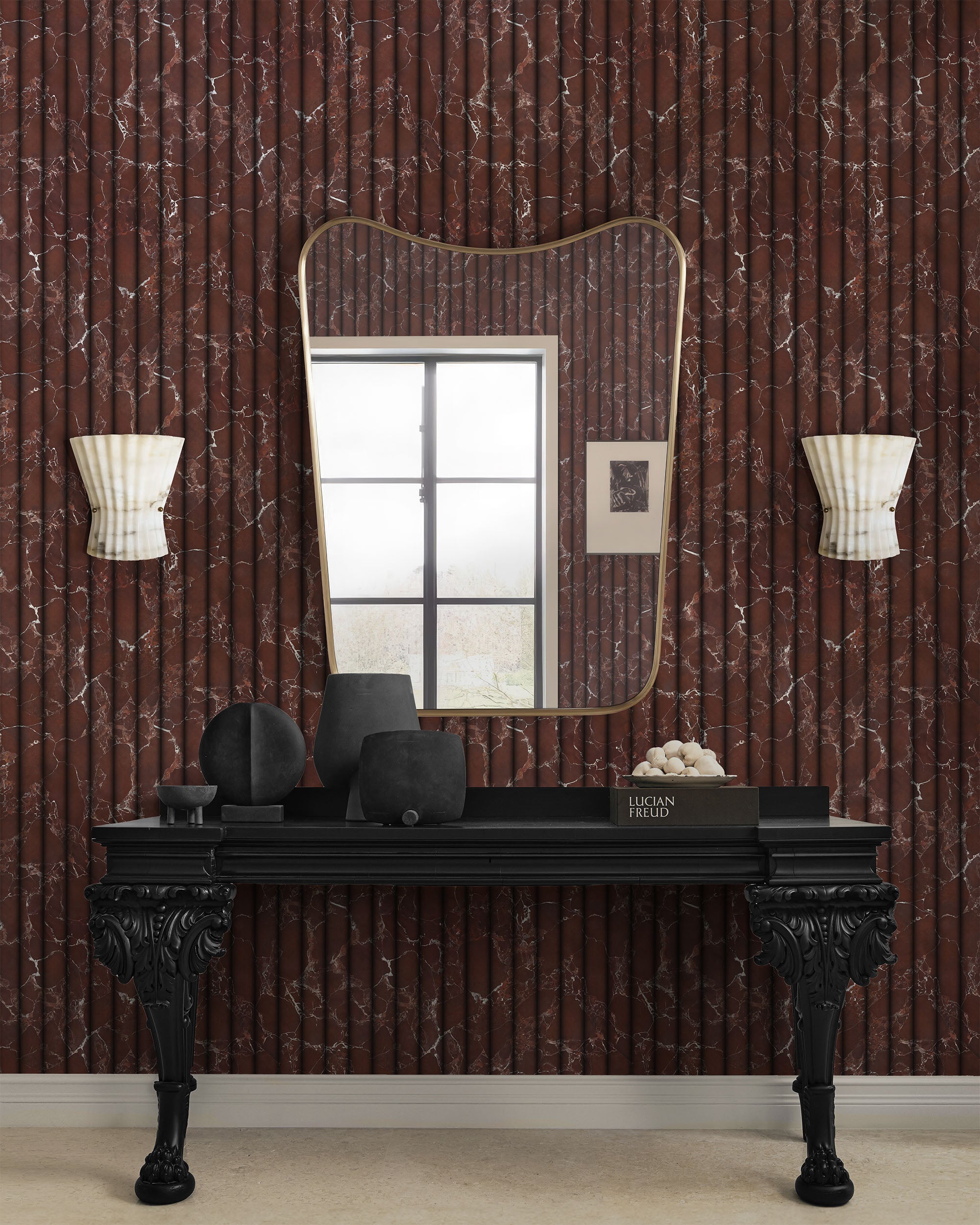 PAPEL PINTADO DE MÁRMOL ARABESCATO CORCHIA