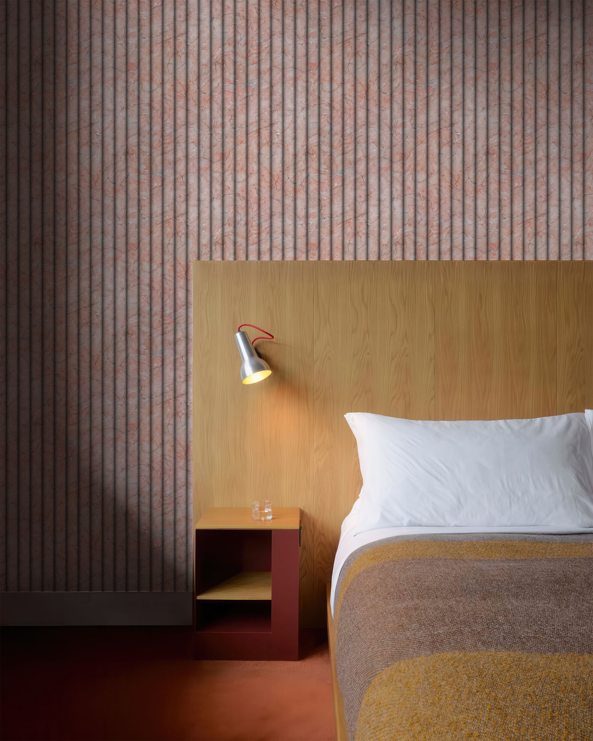 FLUTED MARBLE WALLPAPER