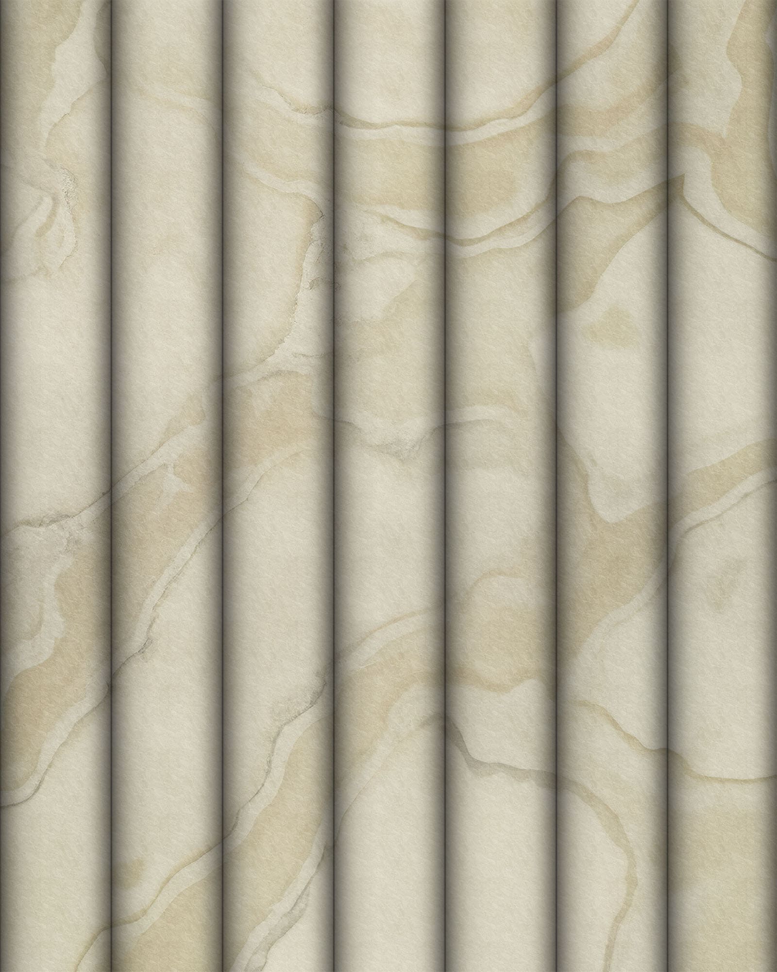 FLUTED MARBLE WALLPAPER