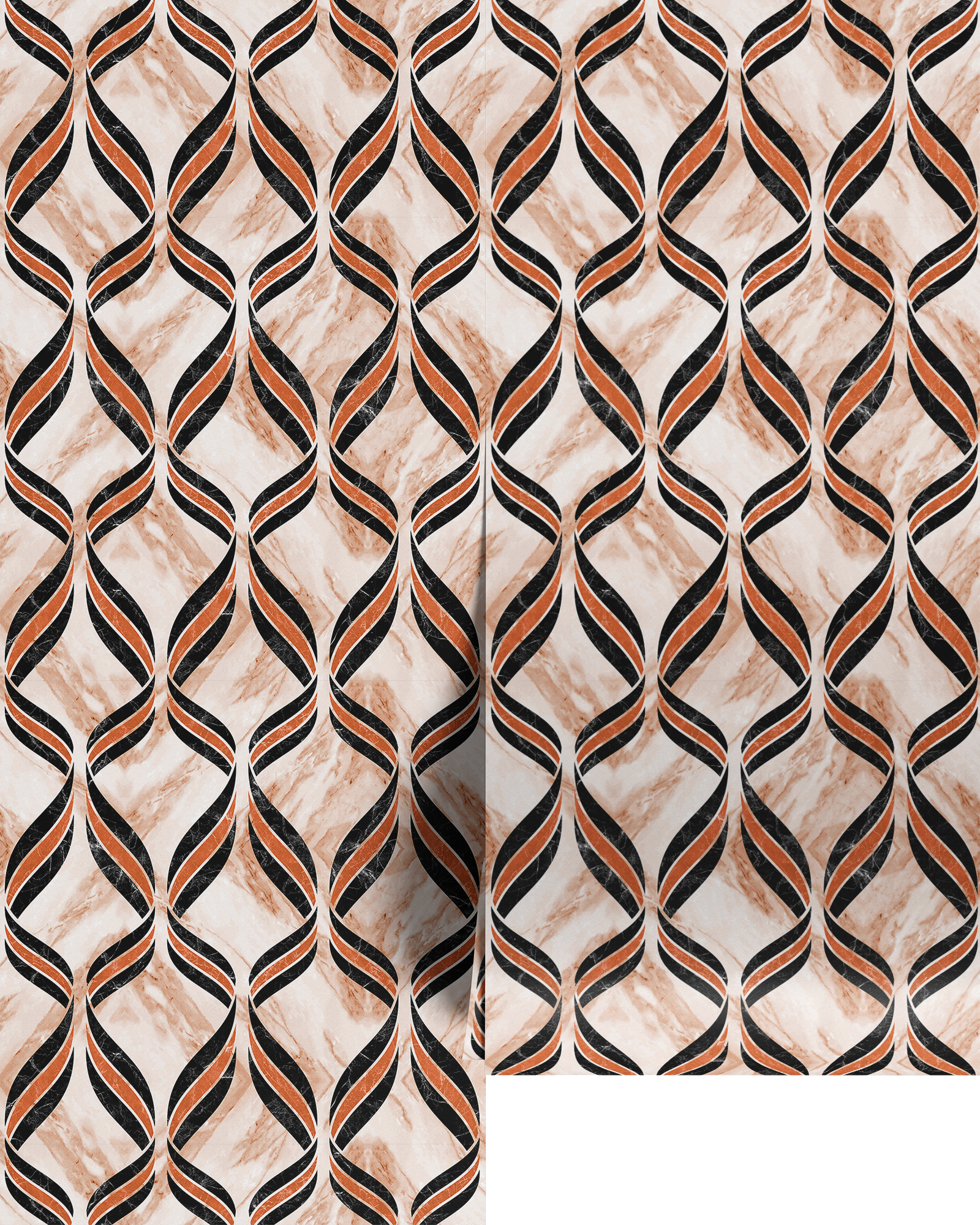 HELIX MARBLE MOSAIC WALLPAPER