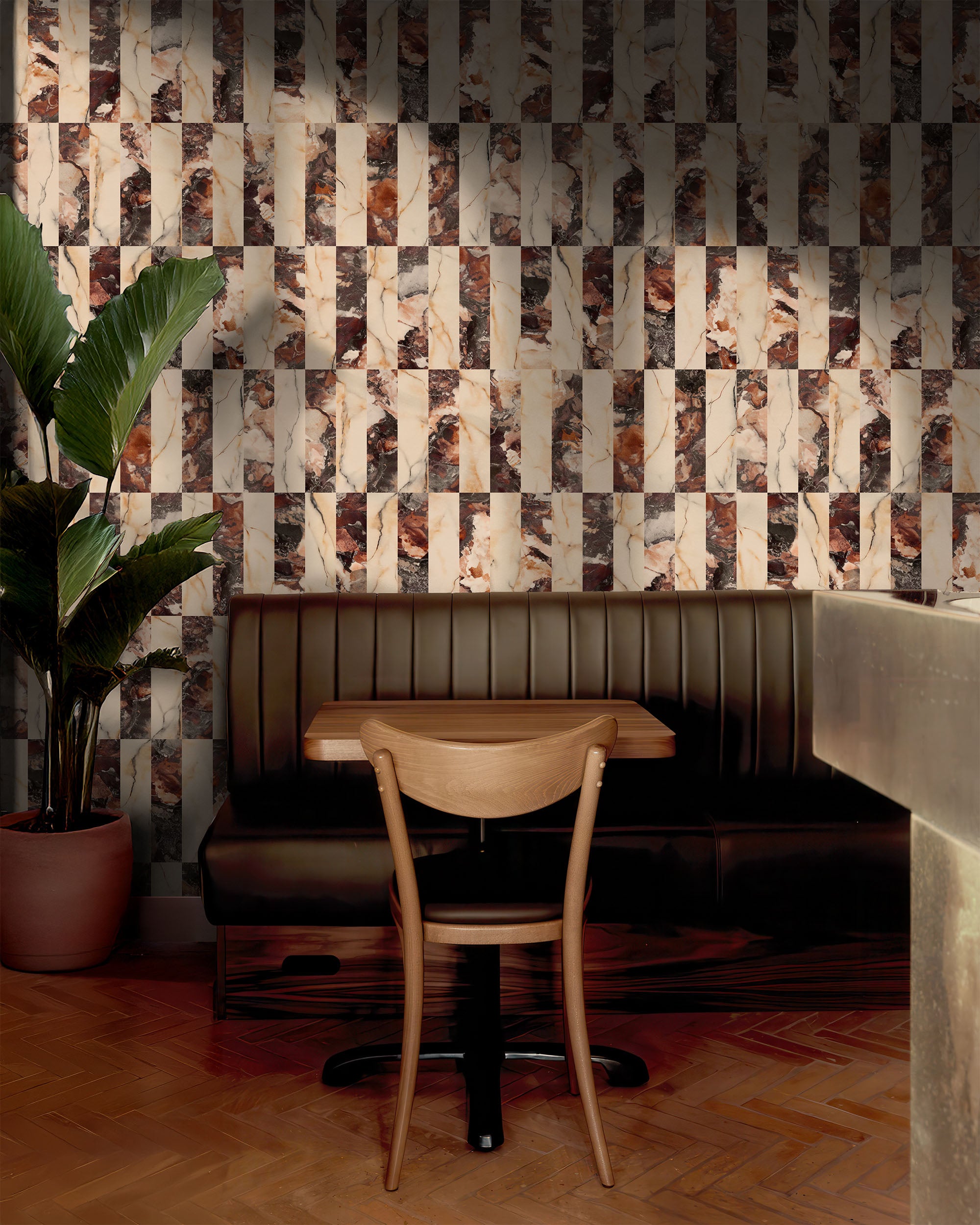 VERTICALE MARBLE WALLPAPER