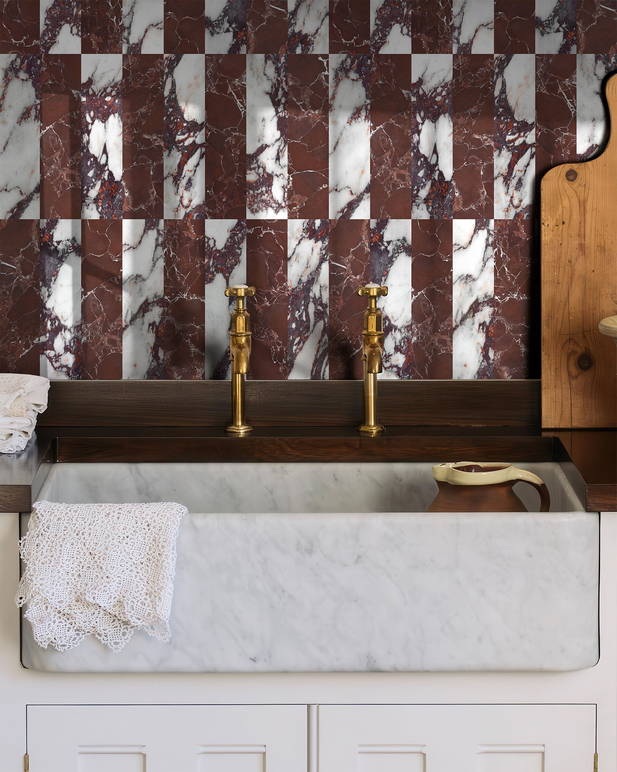 阿拉贝斯卡托科尔基亚大理石壁纸