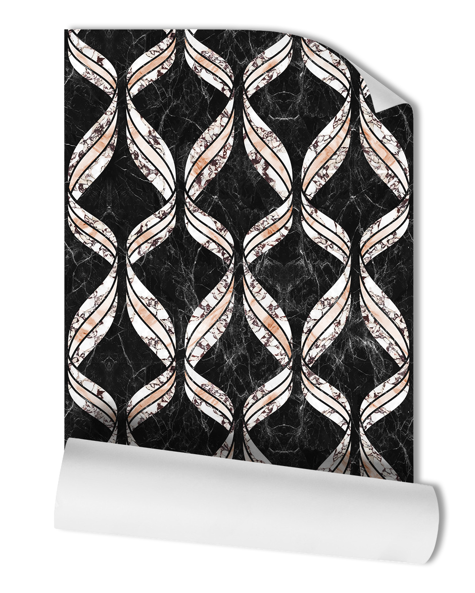 螺旋大理石壁纸