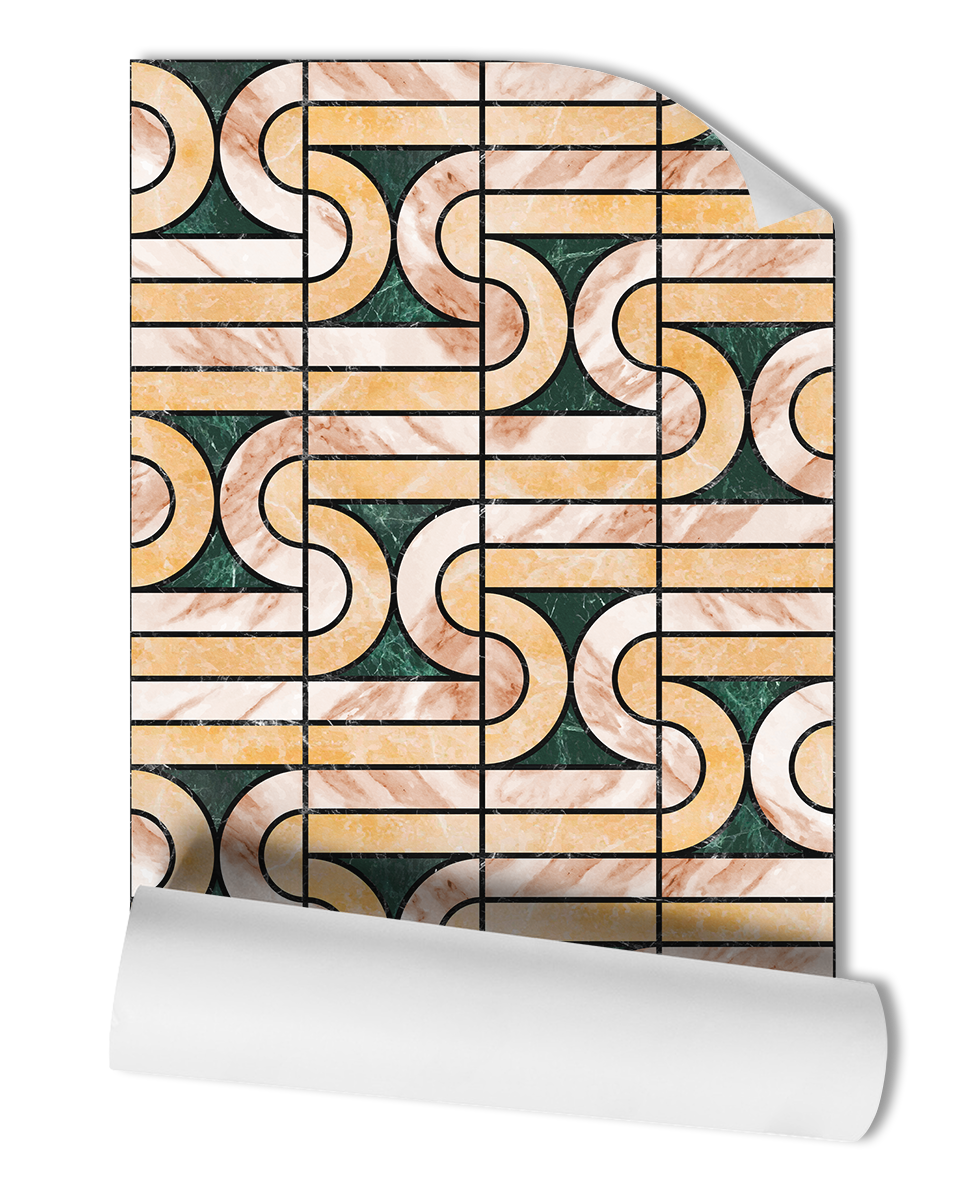 PAPEL PINTADO DE MÁRMOL ONDULADO