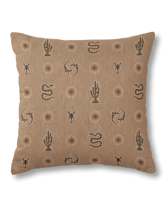 DESERT CRITTERS THROW PILLOW