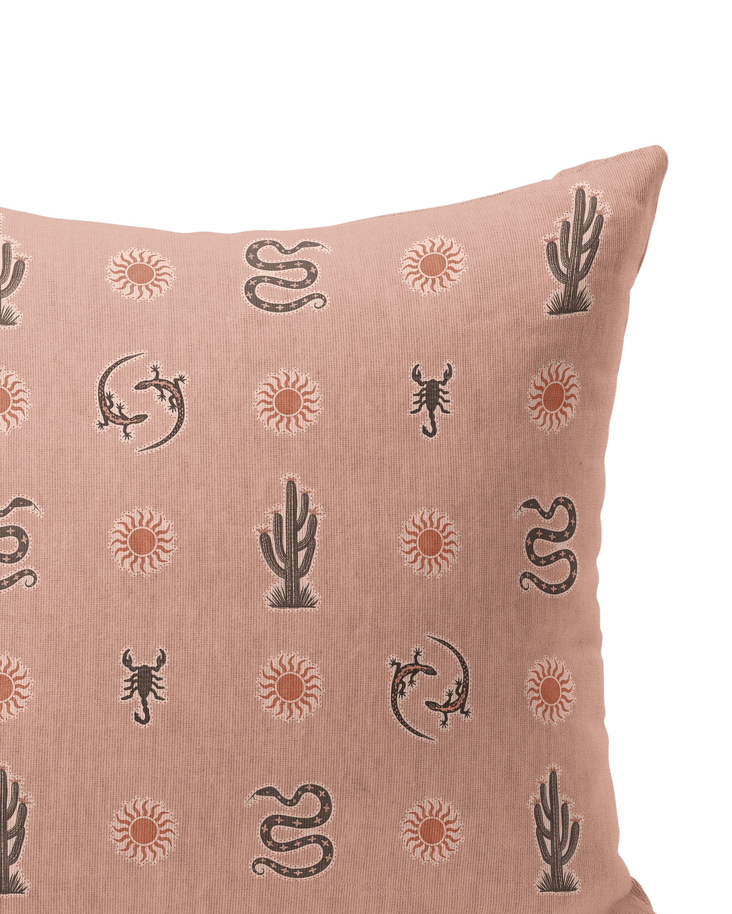 DESERT CRITTERS THROW PILLOW