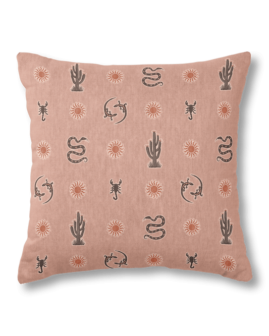 DESERT CRITTERS THROW PILLOW