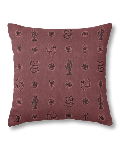 DESERT CRITTERS THROW PILLOW