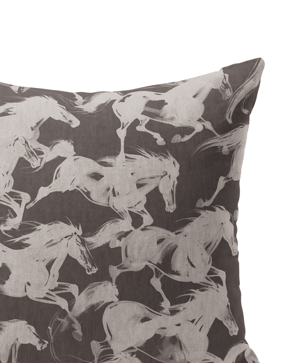 MUSTANG THROW PILLOW