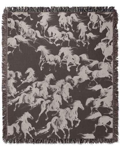 MUSTANG TAPESTRY BLANKET