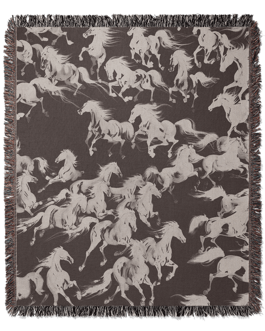 MUSTANG TAPESTRY BLANKET