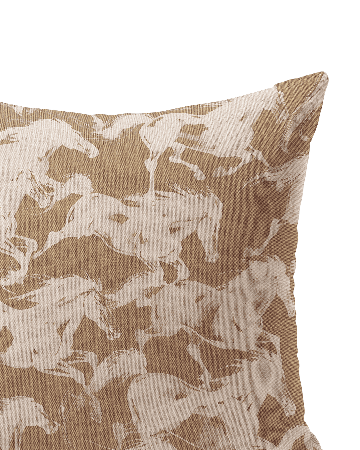 MUSTANG THROW PILLOW