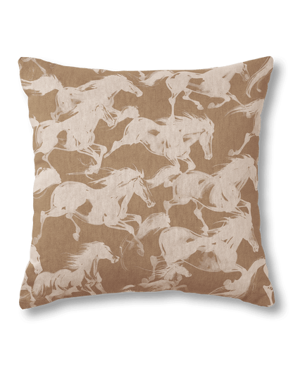 MUSTANG THROW PILLOW