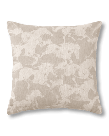 MUSTANG THROW PILLOW