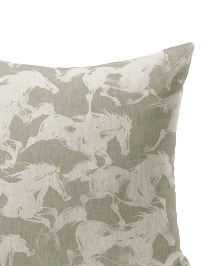 MUSTANG THROW PILLOW