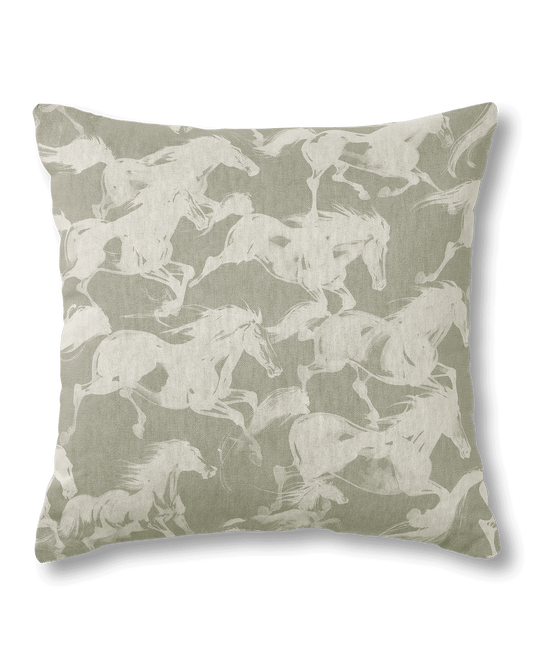 MUSTANG THROW PILLOW