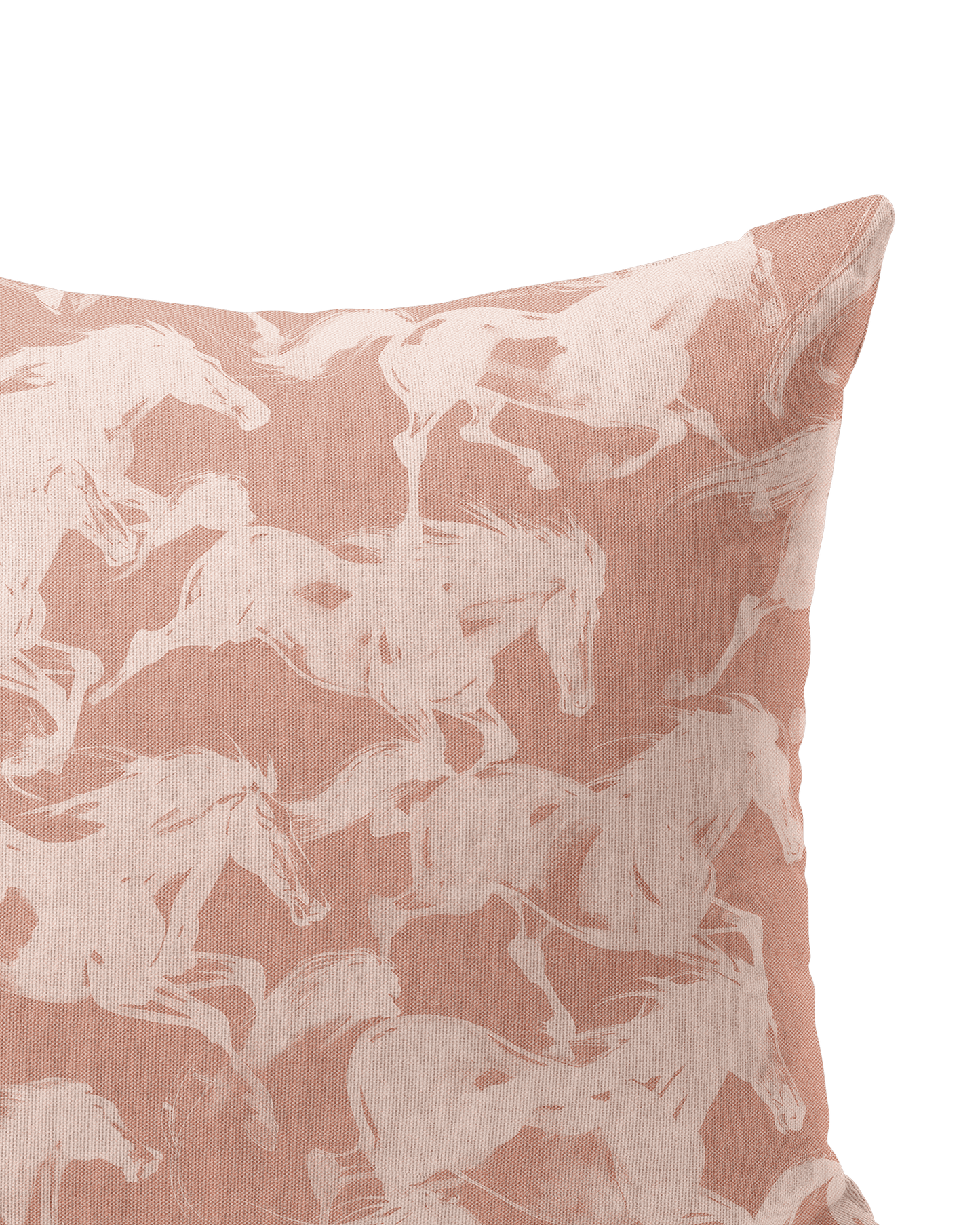 MUSTANG THROW PILLOW