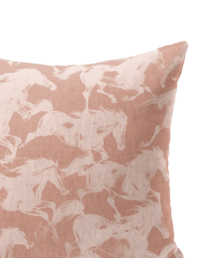 MUSTANG THROW PILLOW