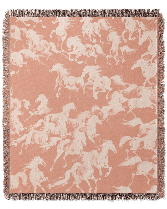 MUSTANG TAPESTRY BLANKET