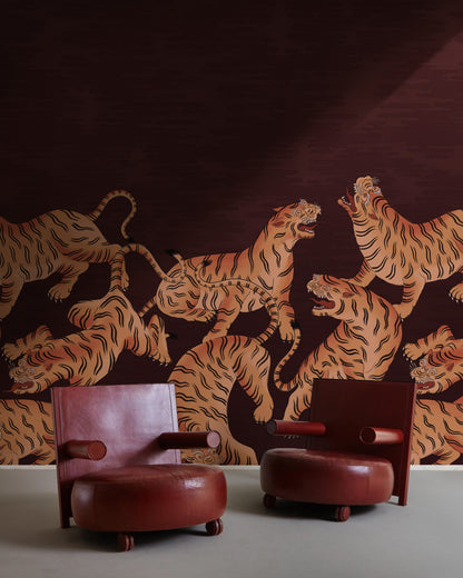 老虎巢穴壁画