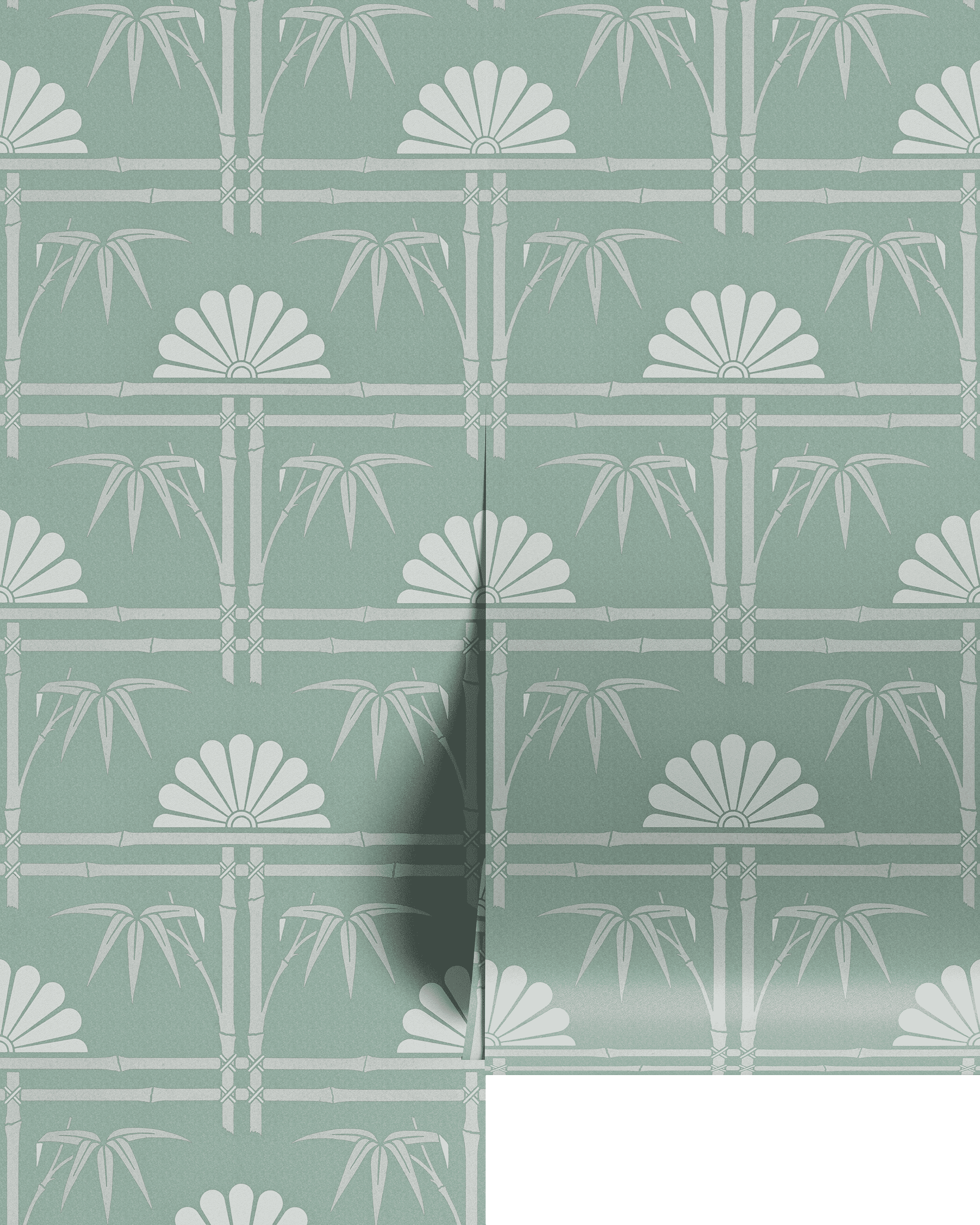 BAMBOO TRELLIS WALLPAPER