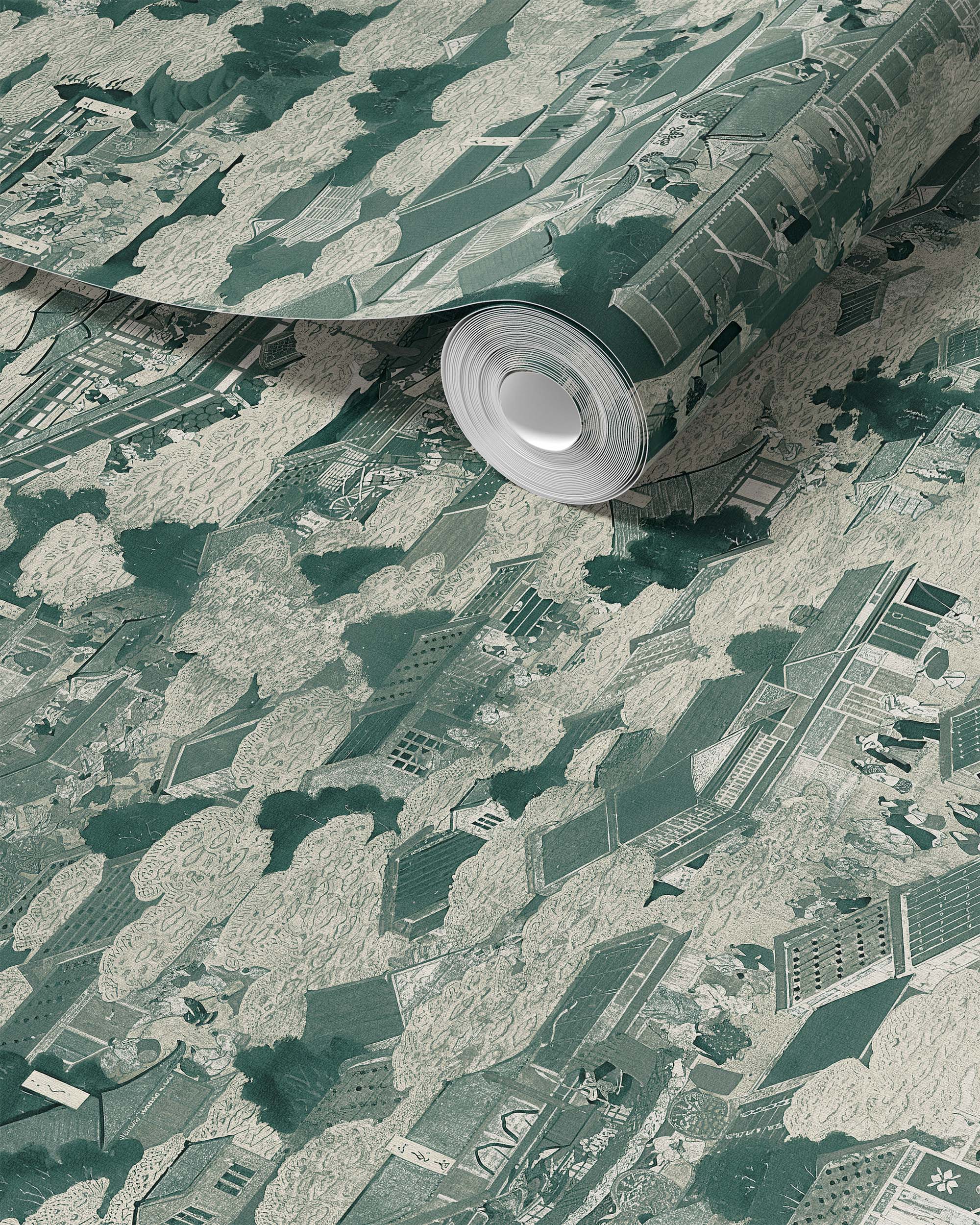 EDO VILLAGE WALLPAPER